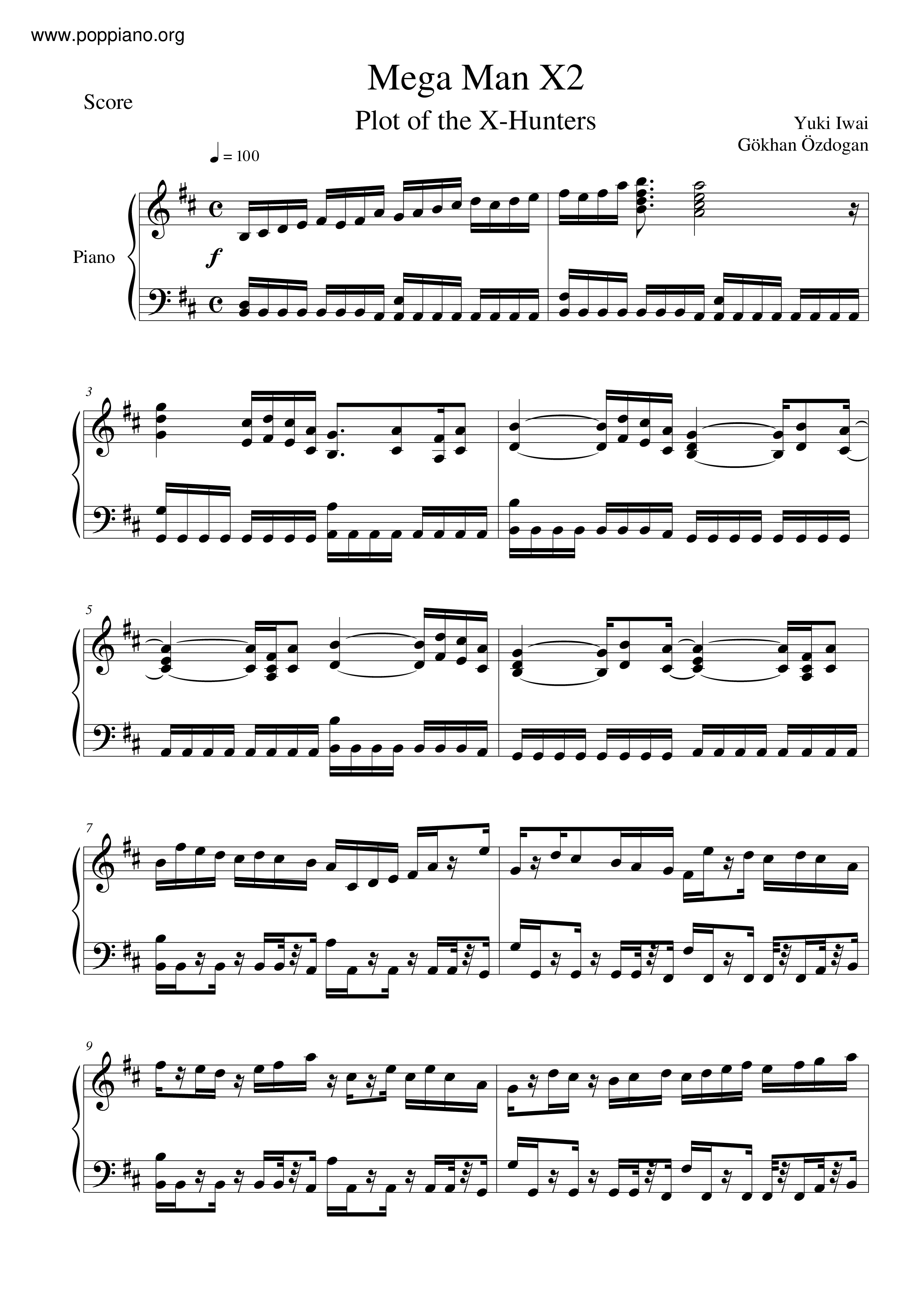 Plot Of The X-Hunters琴譜