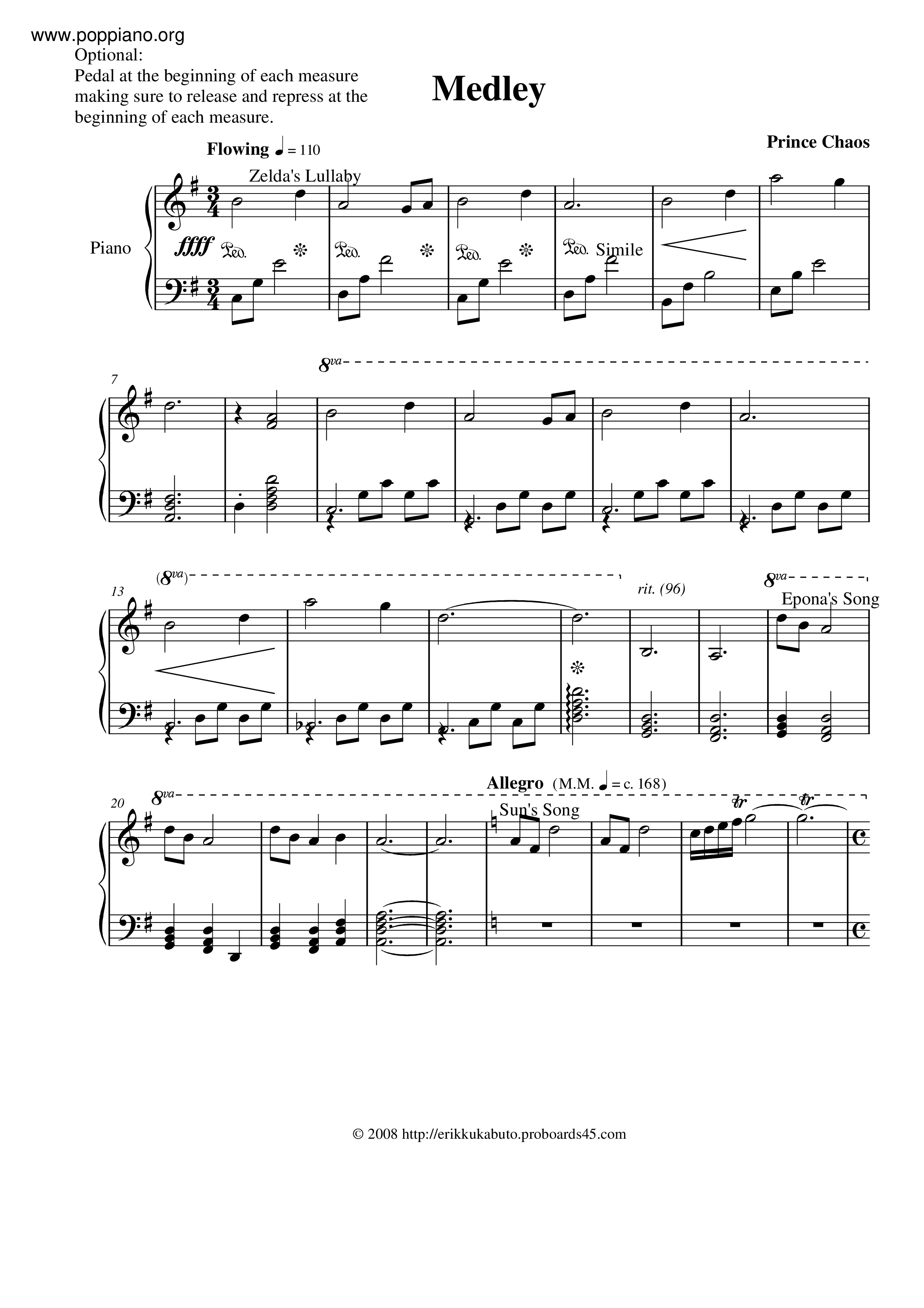 Requiem Of Spirit琴譜