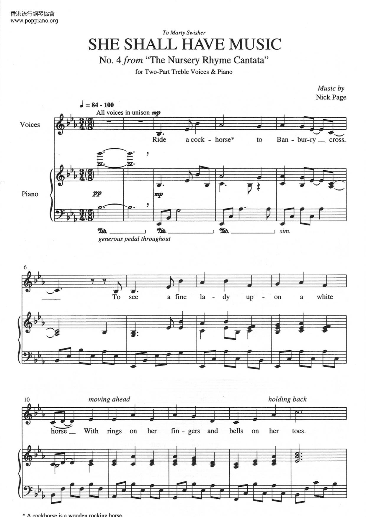 She Shall Have Music琴譜