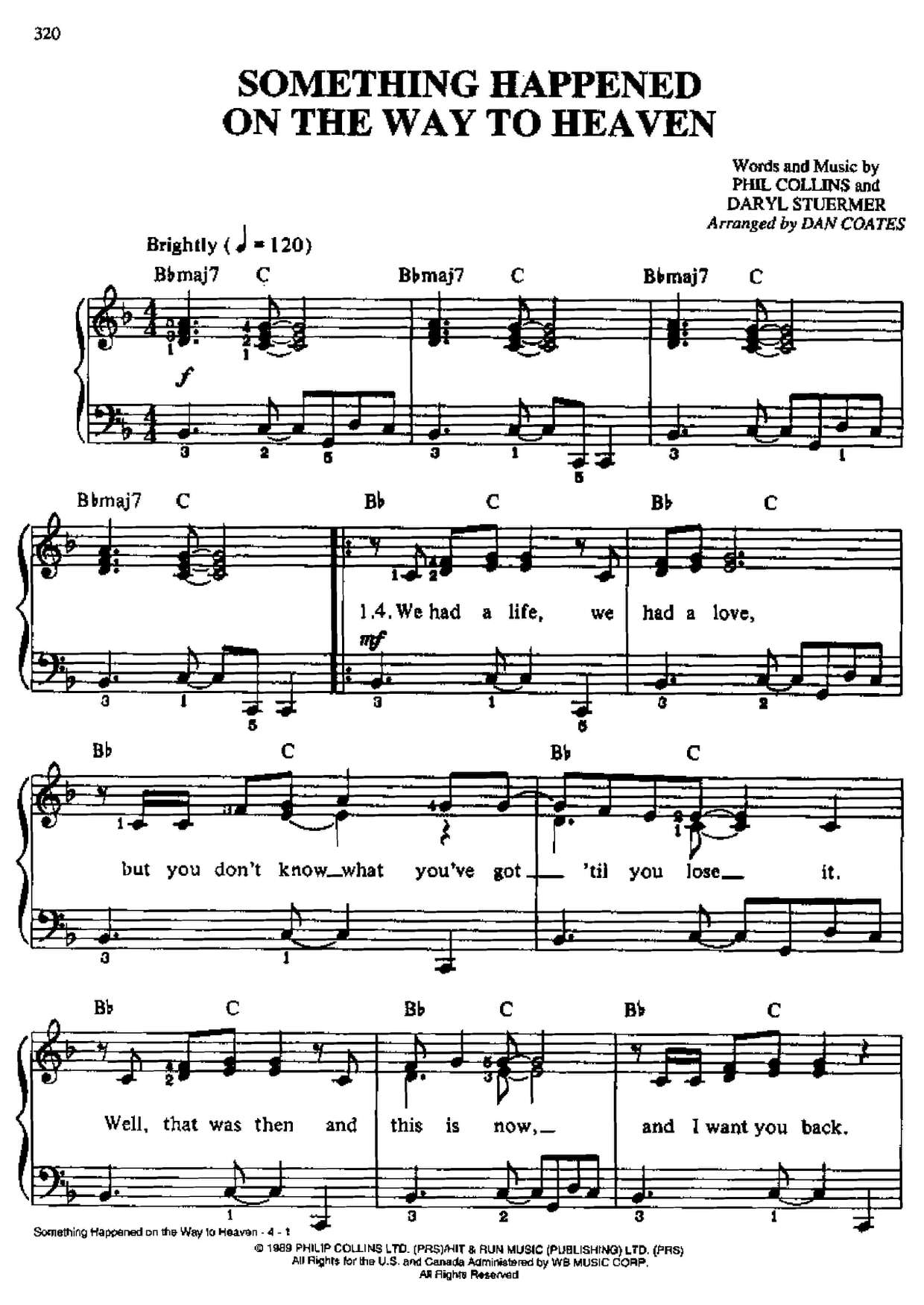 Phil collins something happened on the way to heaven pdf 
