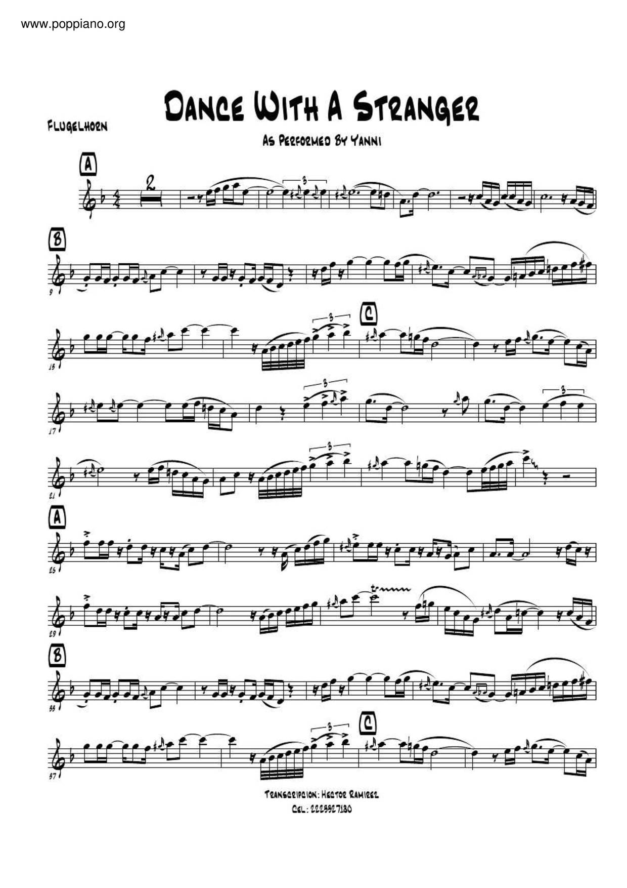 Yanni dance with a stranger pdf 