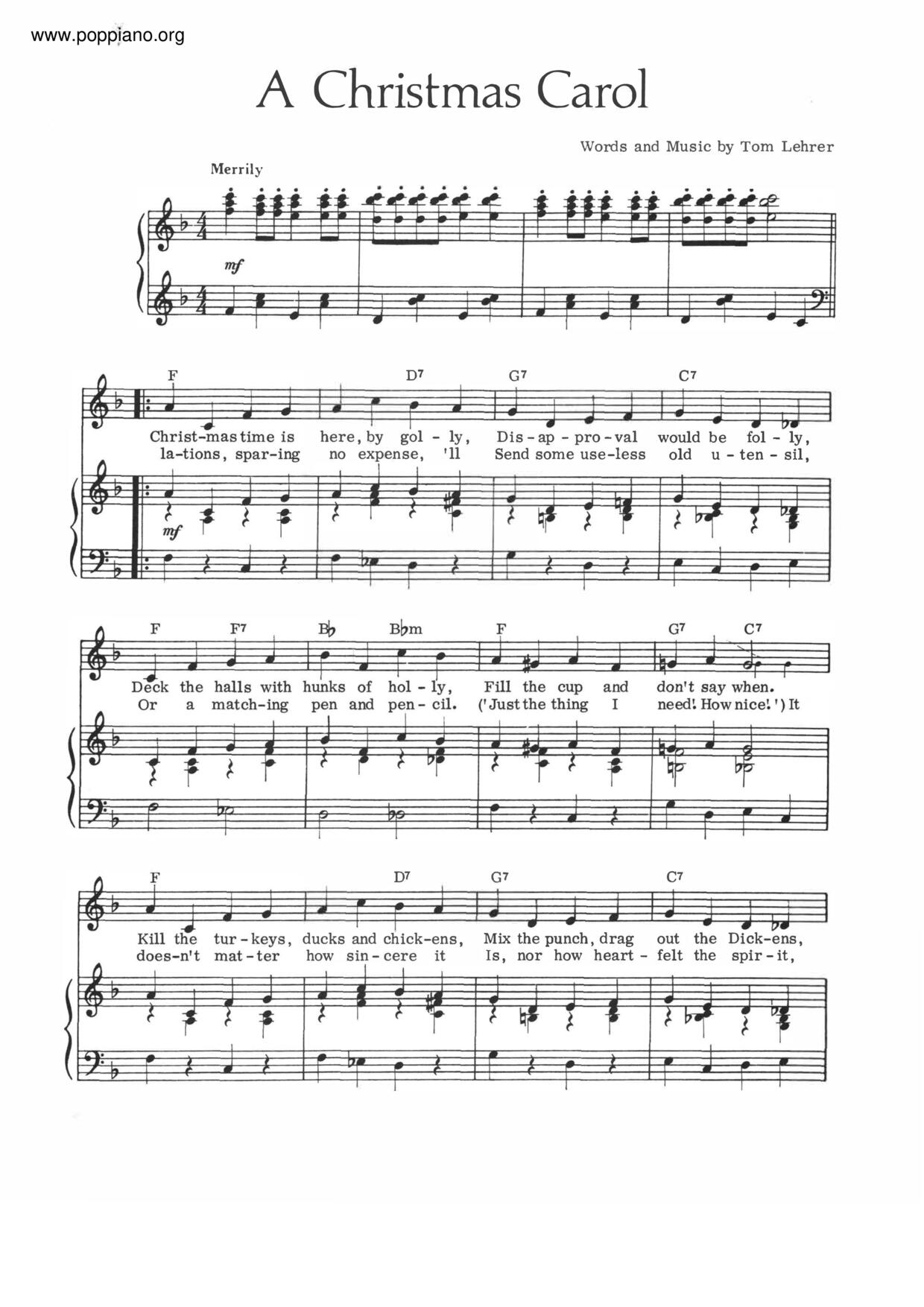 A Christmas Carol Music