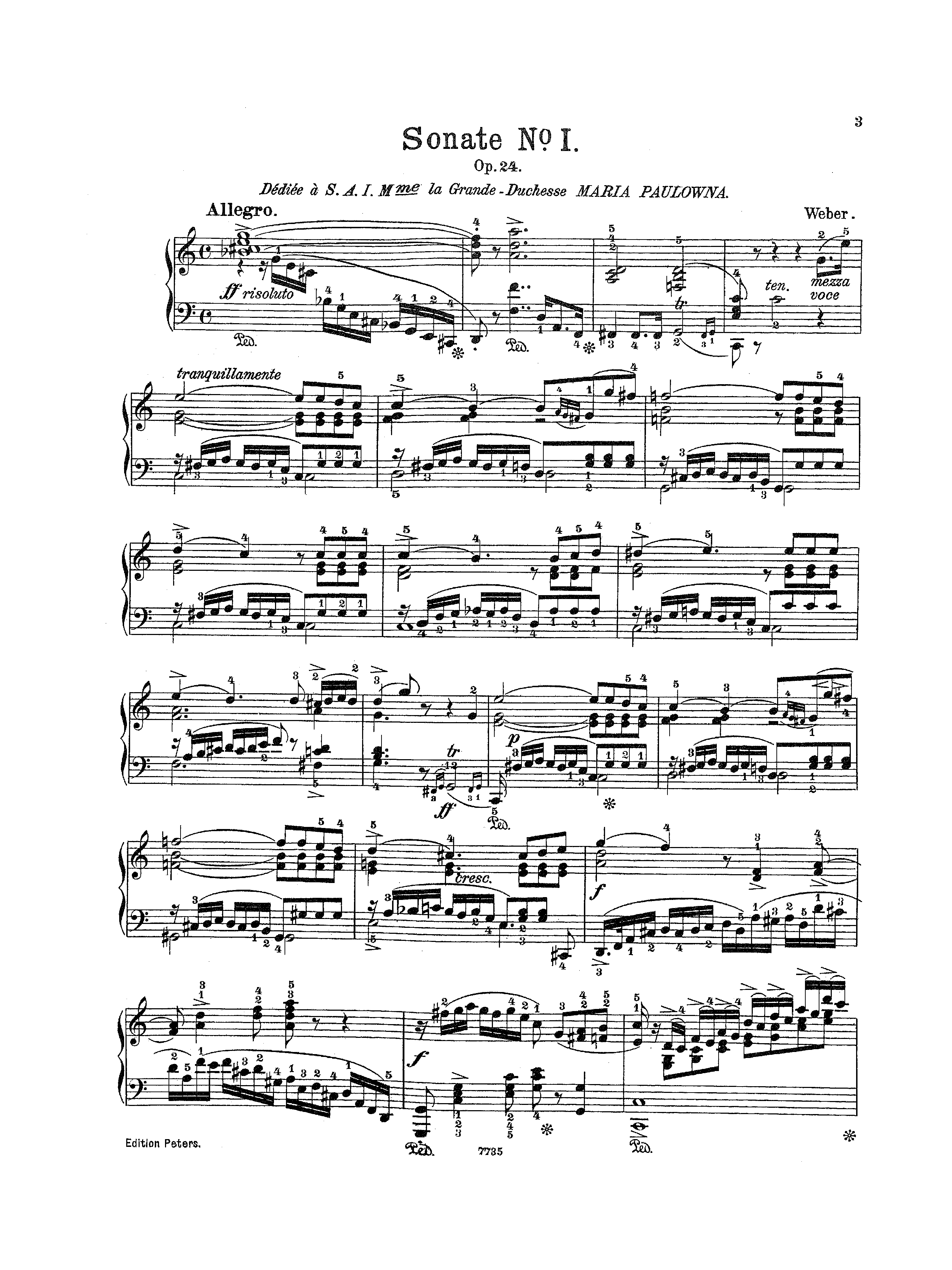 Piano Sonata No.1, Op.24ピアノ譜