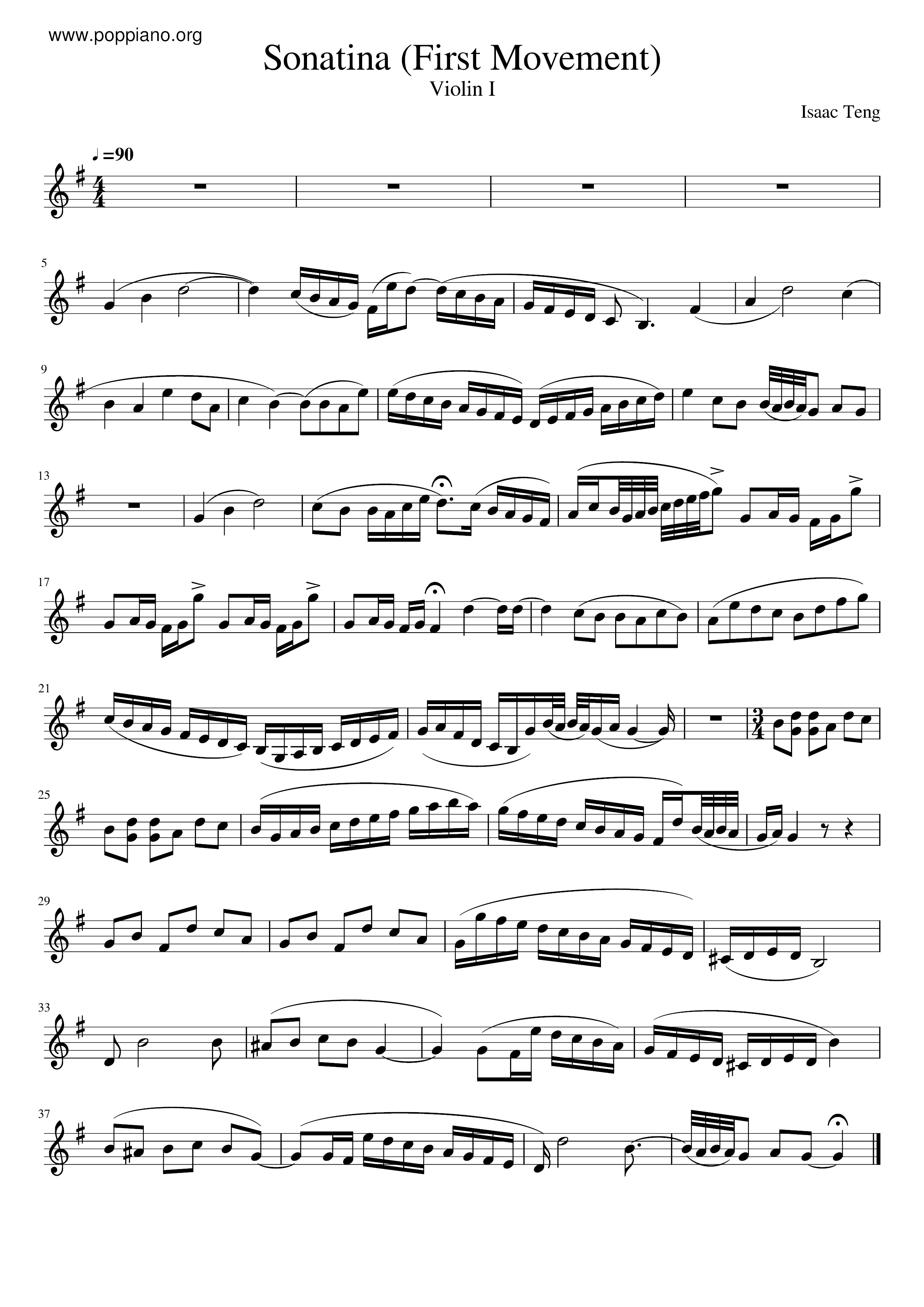 Sonatina Violinピアノ譜