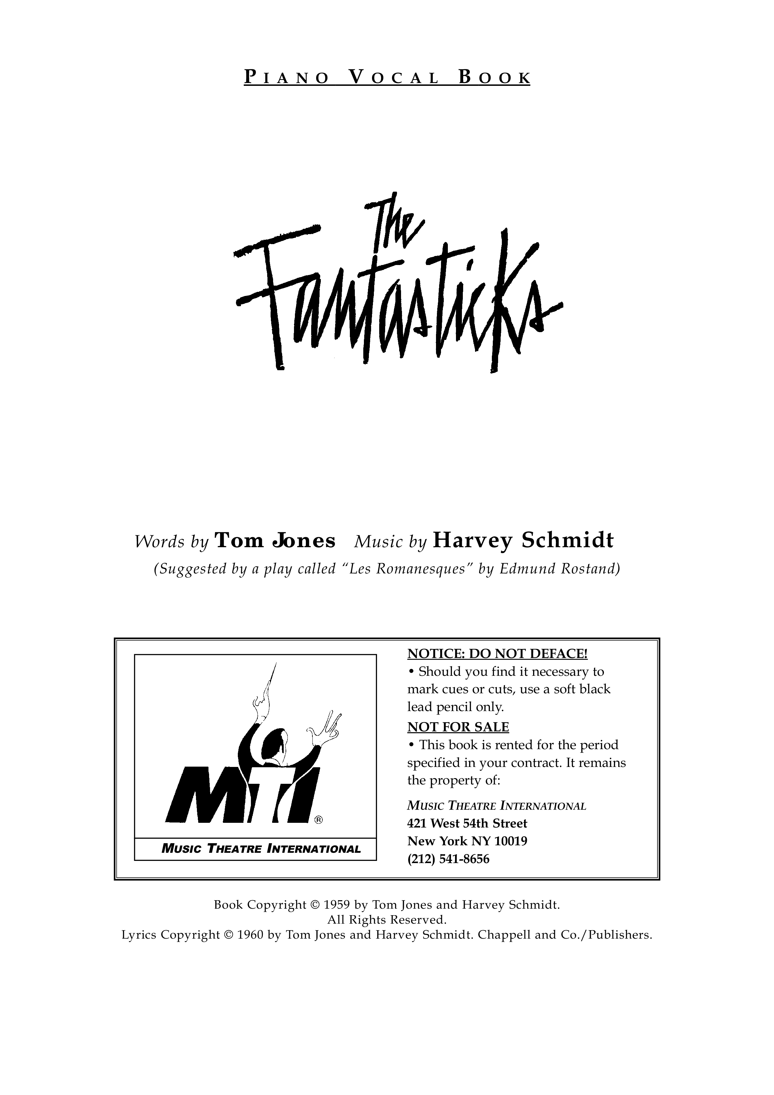 The Fantasticksピアノ譜
