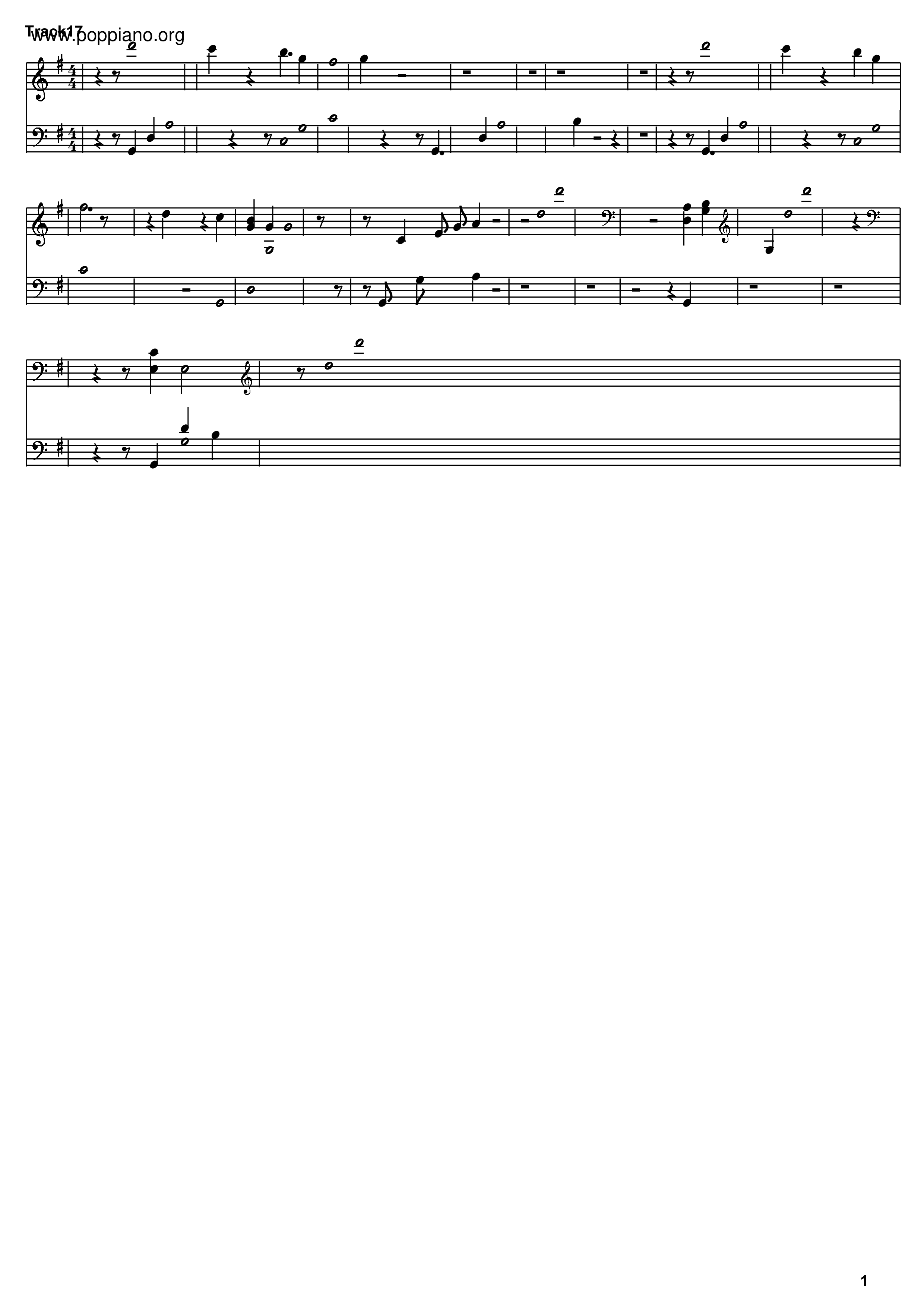 Track 17ピアノ譜