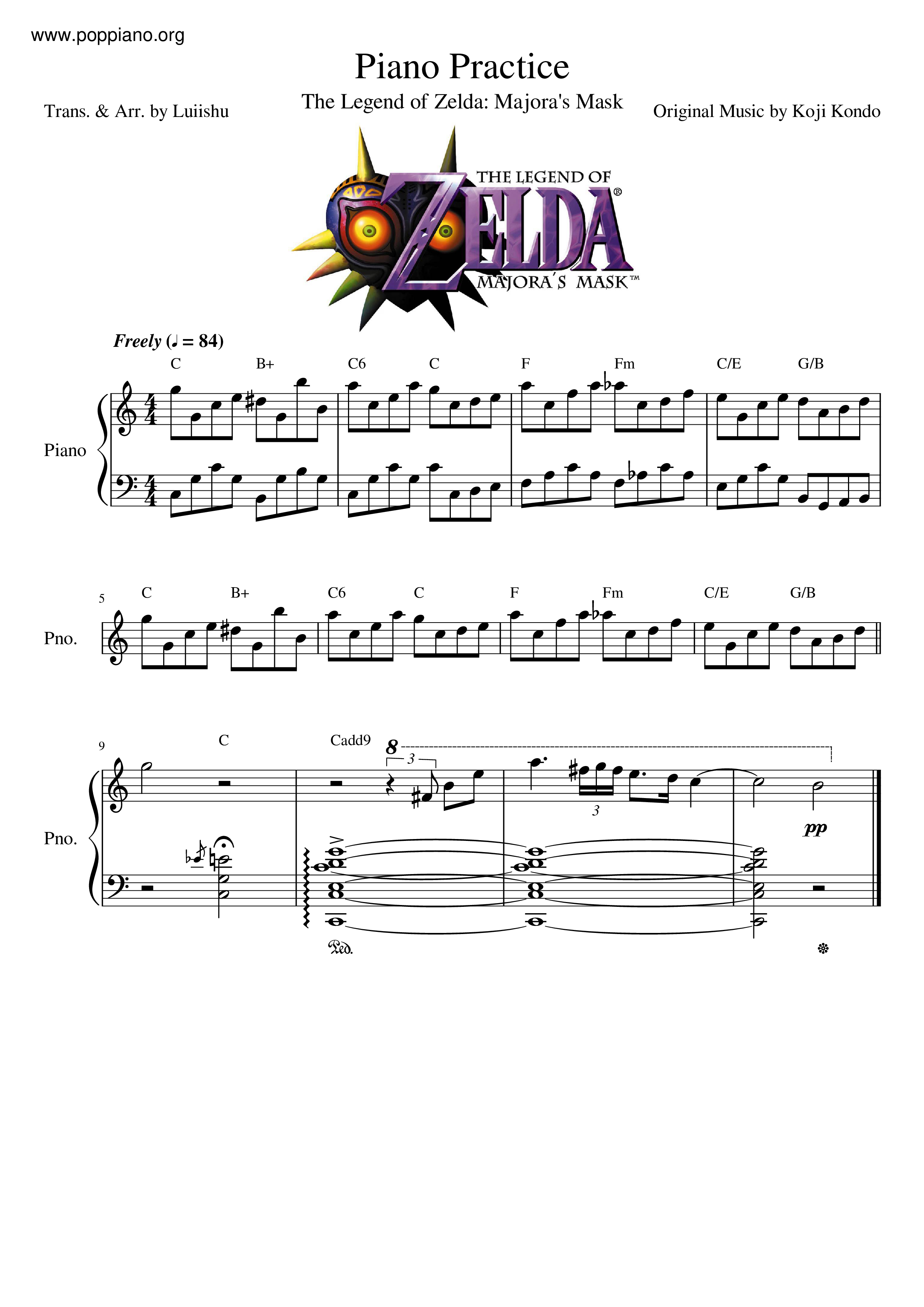 Piano Practiceピアノ譜