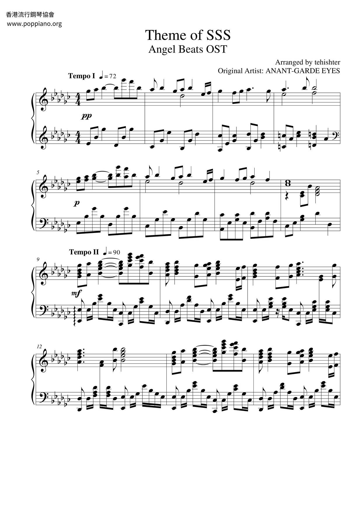 Theme Of SSSピアノ譜