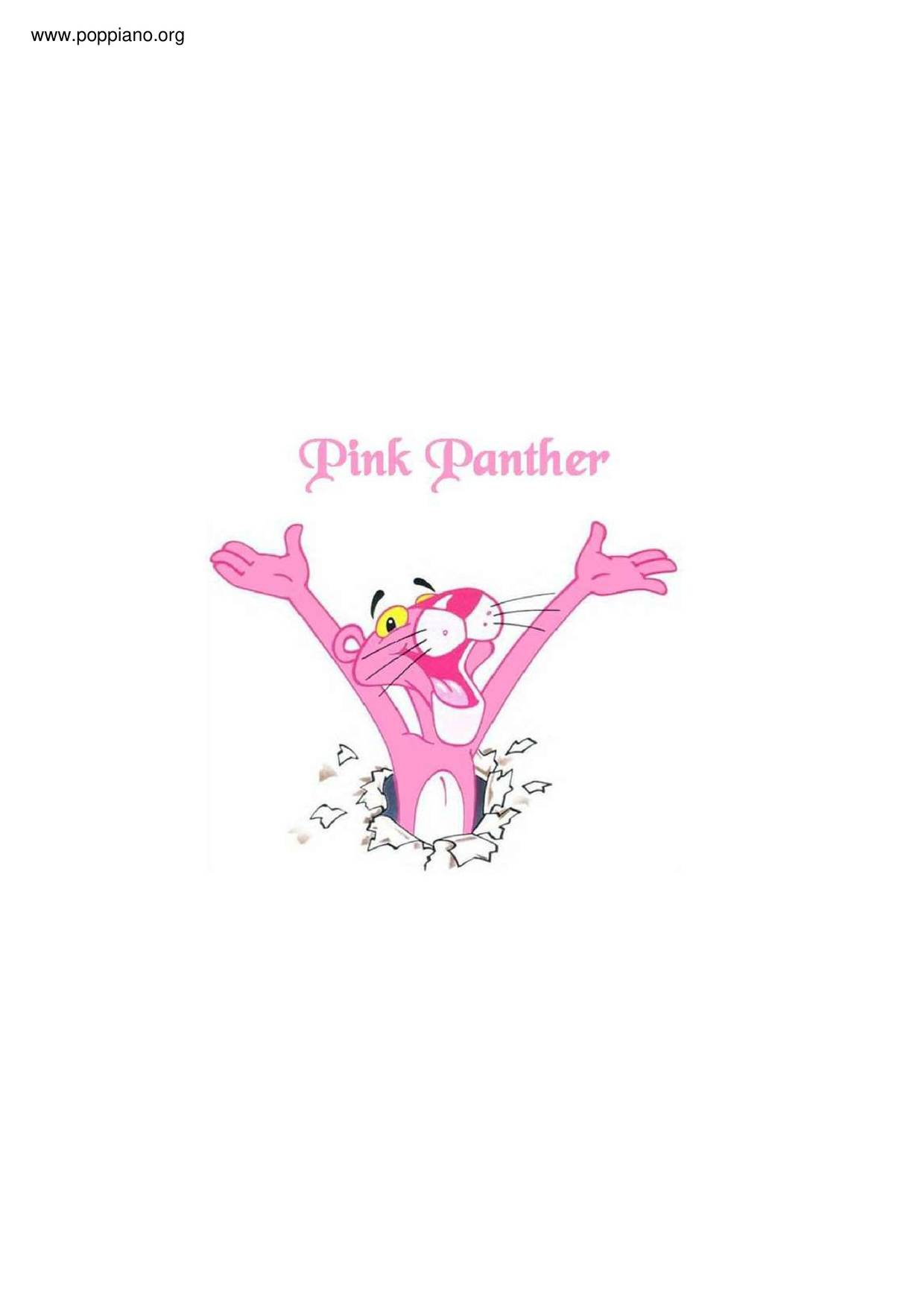 The Pink Panther Theme 傻豹ピアノ譜