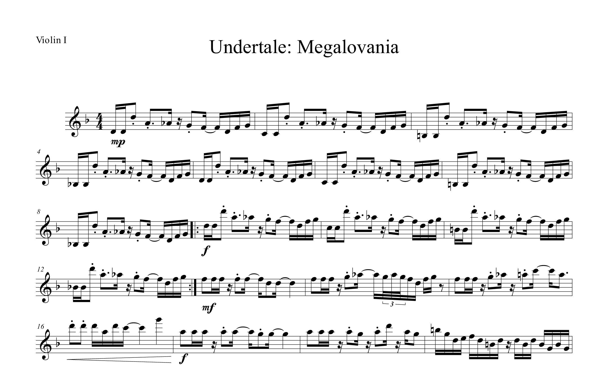 Undertale - Megalovaniaピアノ譜
