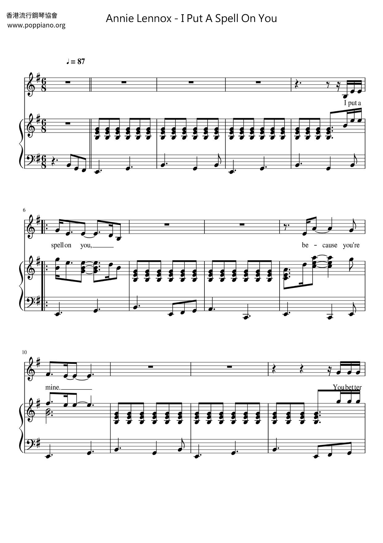 I Put A Spell On You - From 