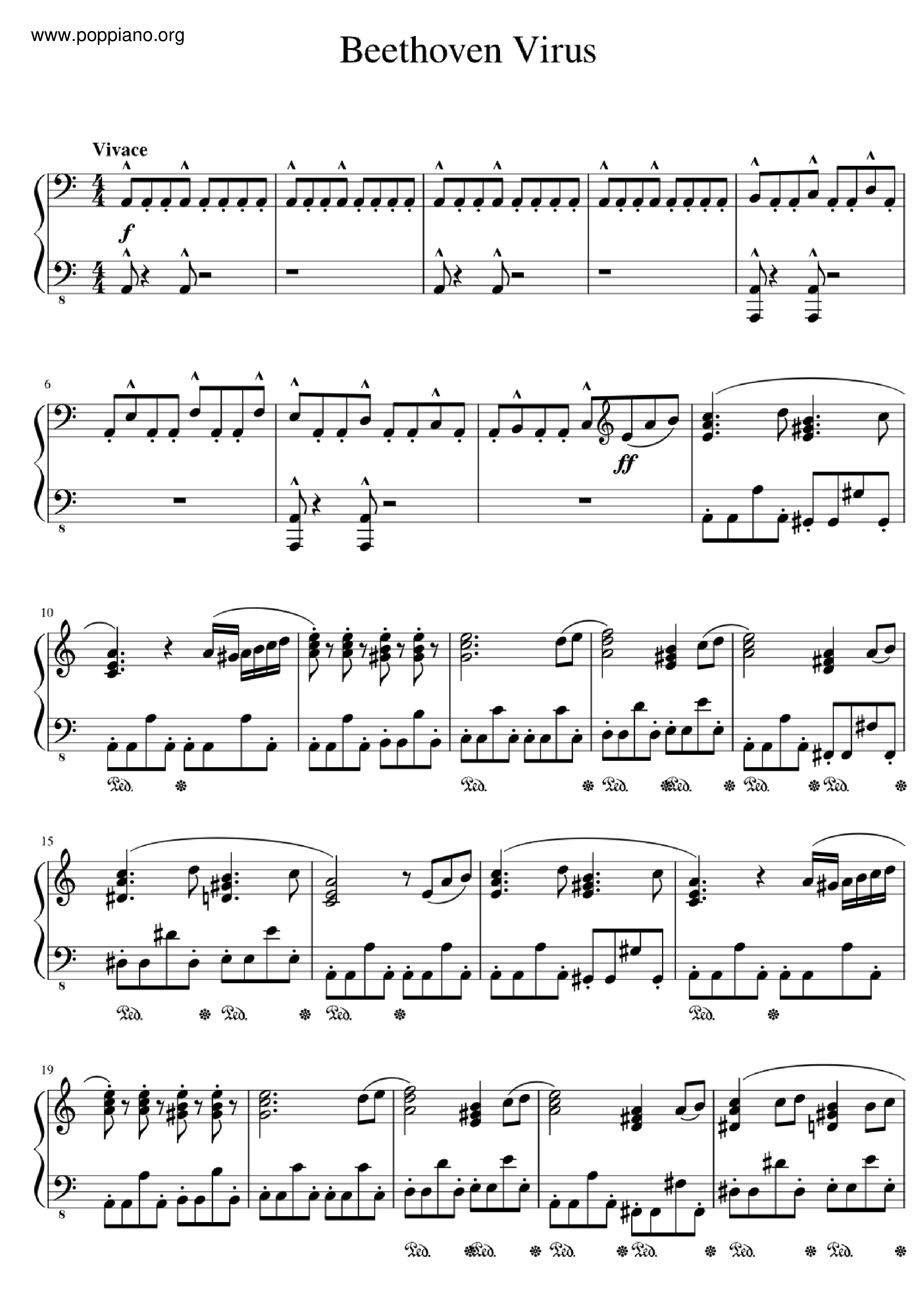 Beethoven Virusピアノ譜