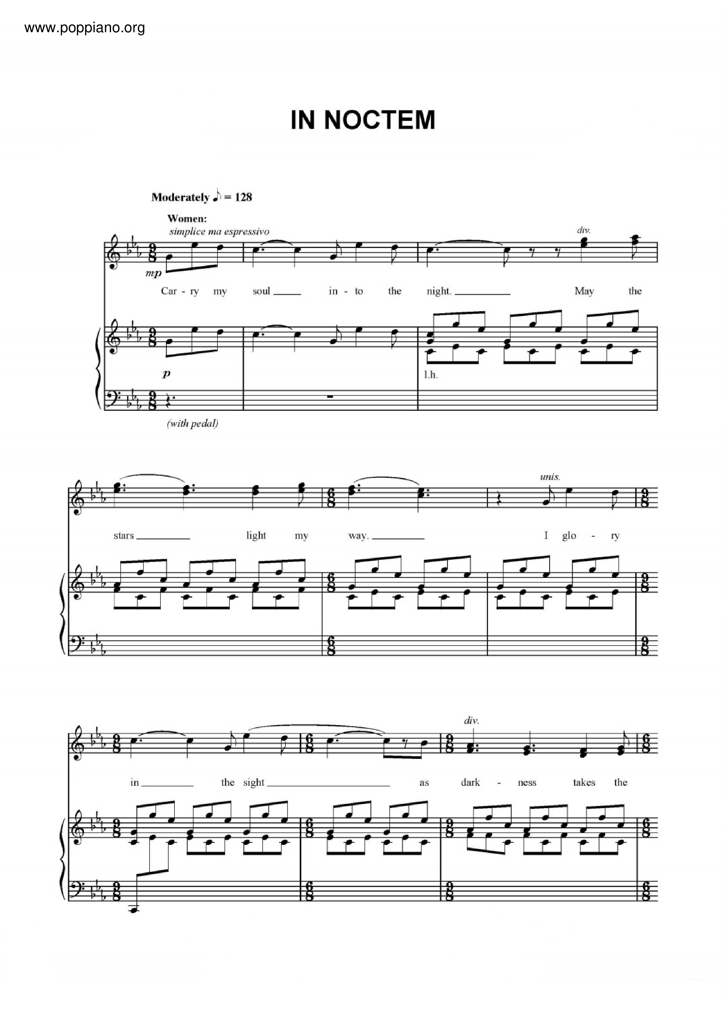 Harry Potter - In Noctemピアノ譜