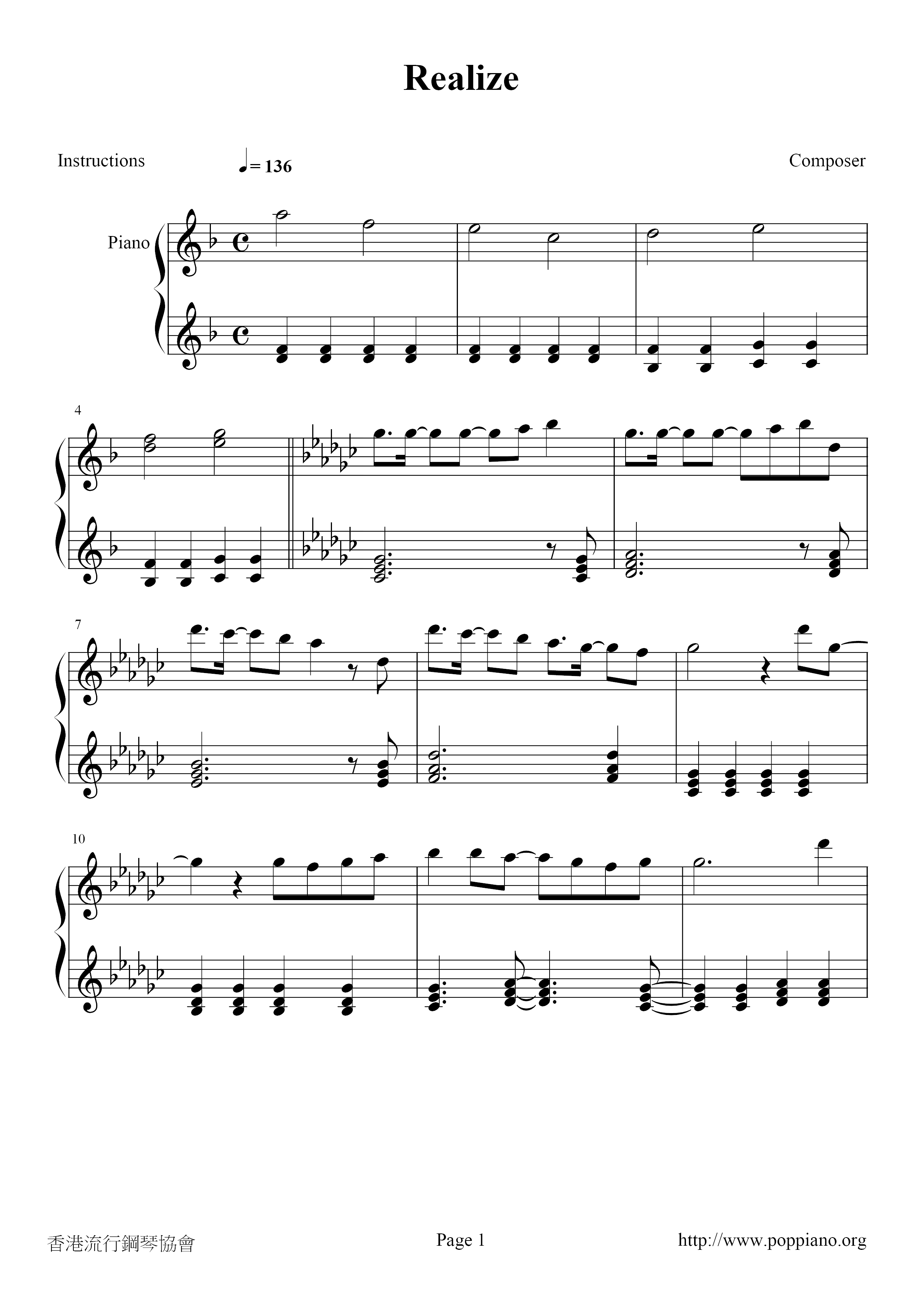 Anime Gundam Seed Realize Sheet Music Pdf アニメソング Free Score Download