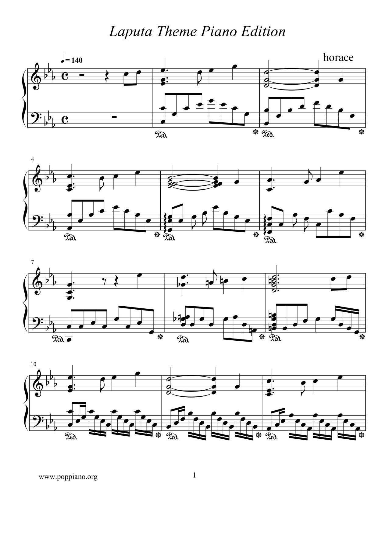 天空之城主題曲 伴隨著你 Pdf無料ピアノ譜 Gakufu 香港ポップピアノ協会 天空之城主題曲 伴隨著你 Pdf無料ピアノ譜 Gakufu 香港ポップピアノ協会