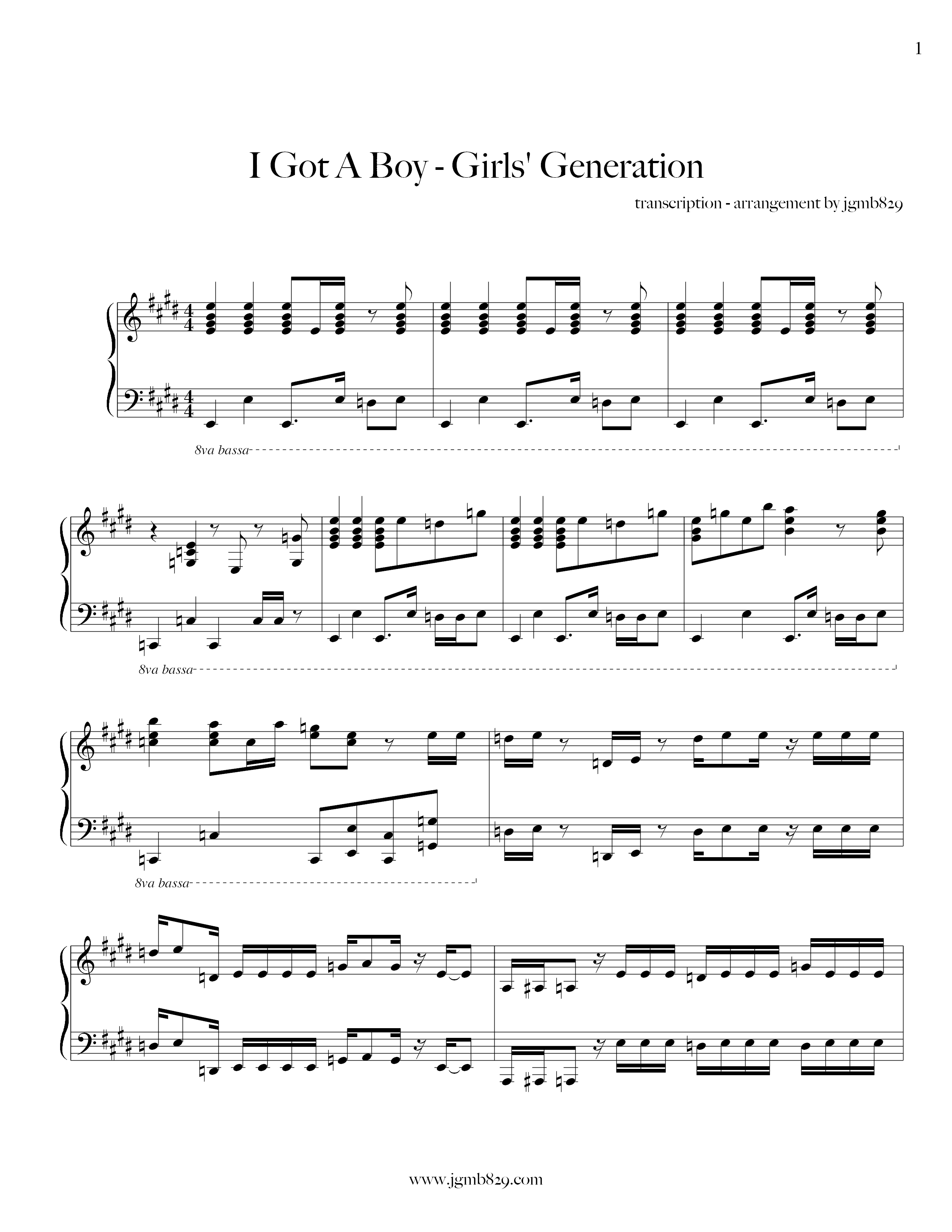 少女時代 I Got A Boy 琴譜 五線譜pdf 香港流行鋼琴協會琴譜下載 少女時代 I Got A Boy 琴譜 五線譜pdf 香港流行鋼琴協會琴譜下載