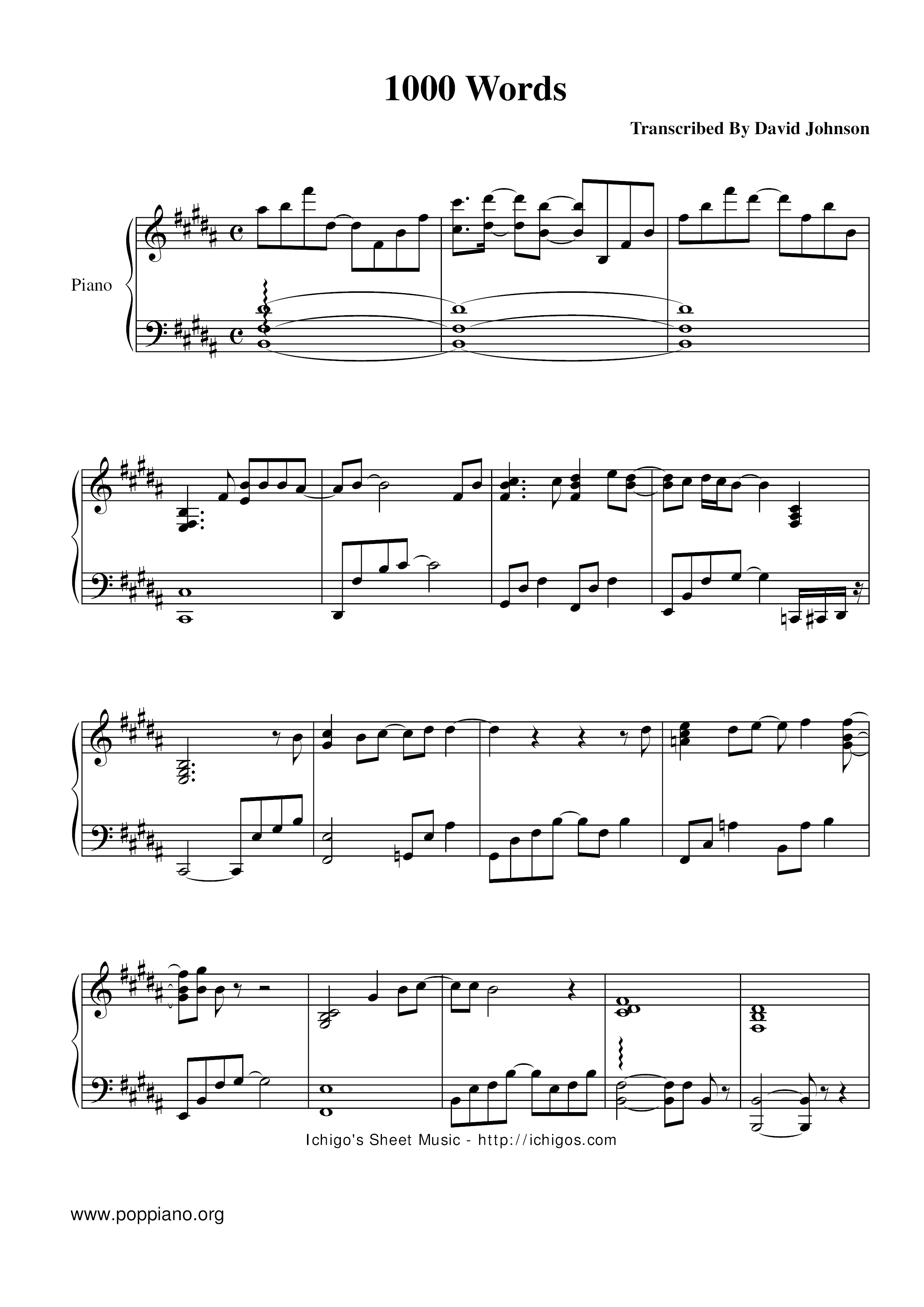 amanecer Curiosidad Chorrito final fantasy x piano sheet music
