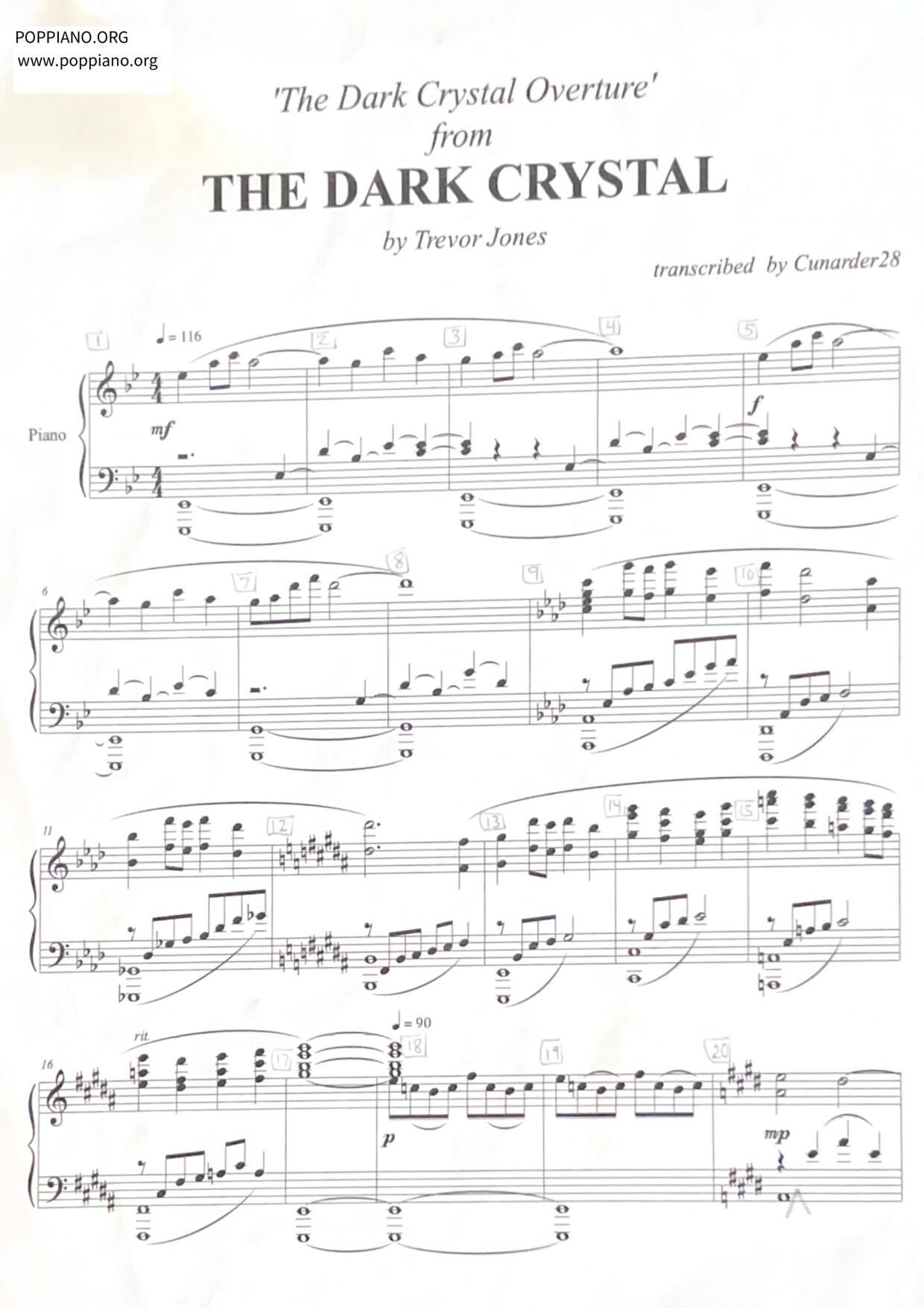 The Dark Crystal: Age Of Resistance琴譜