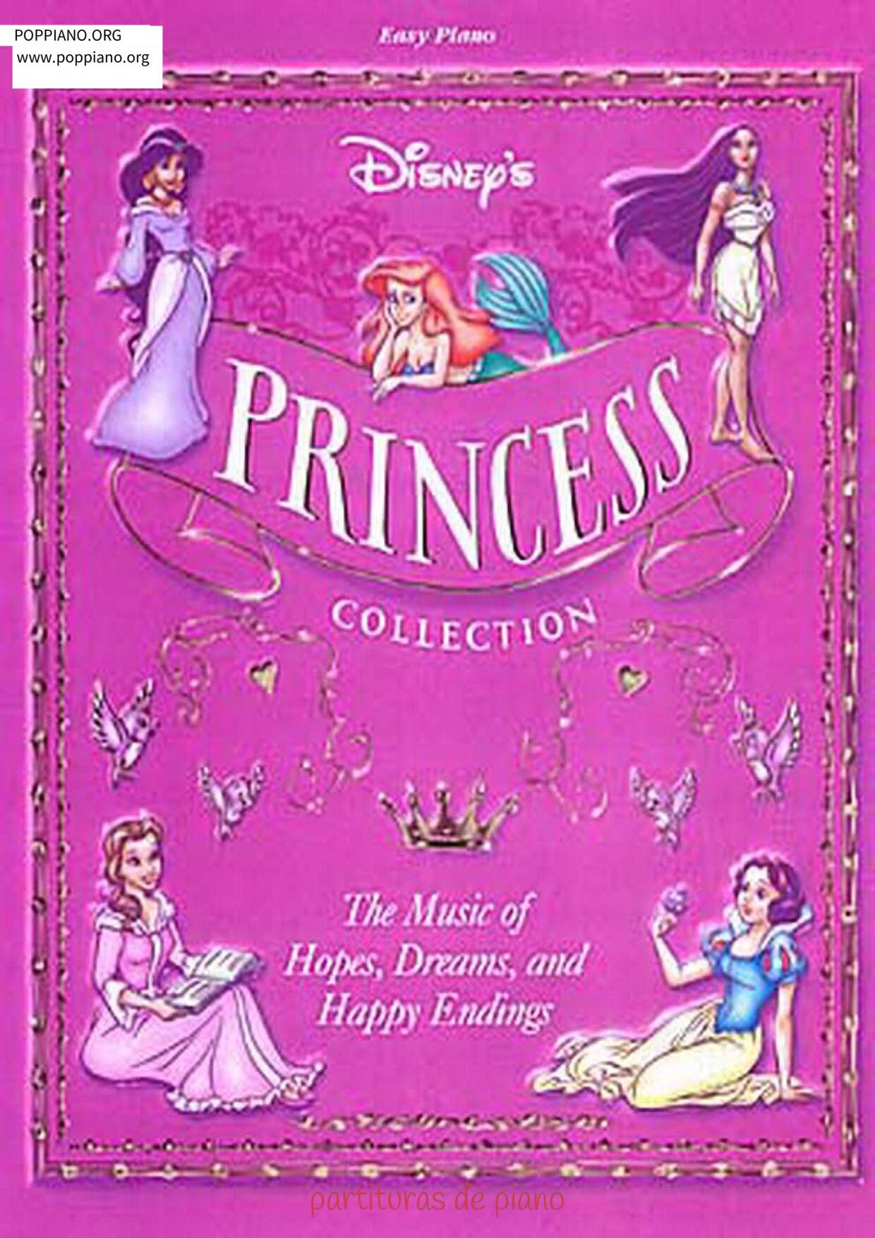 Disney's Princess Collection book 65 pages琴譜