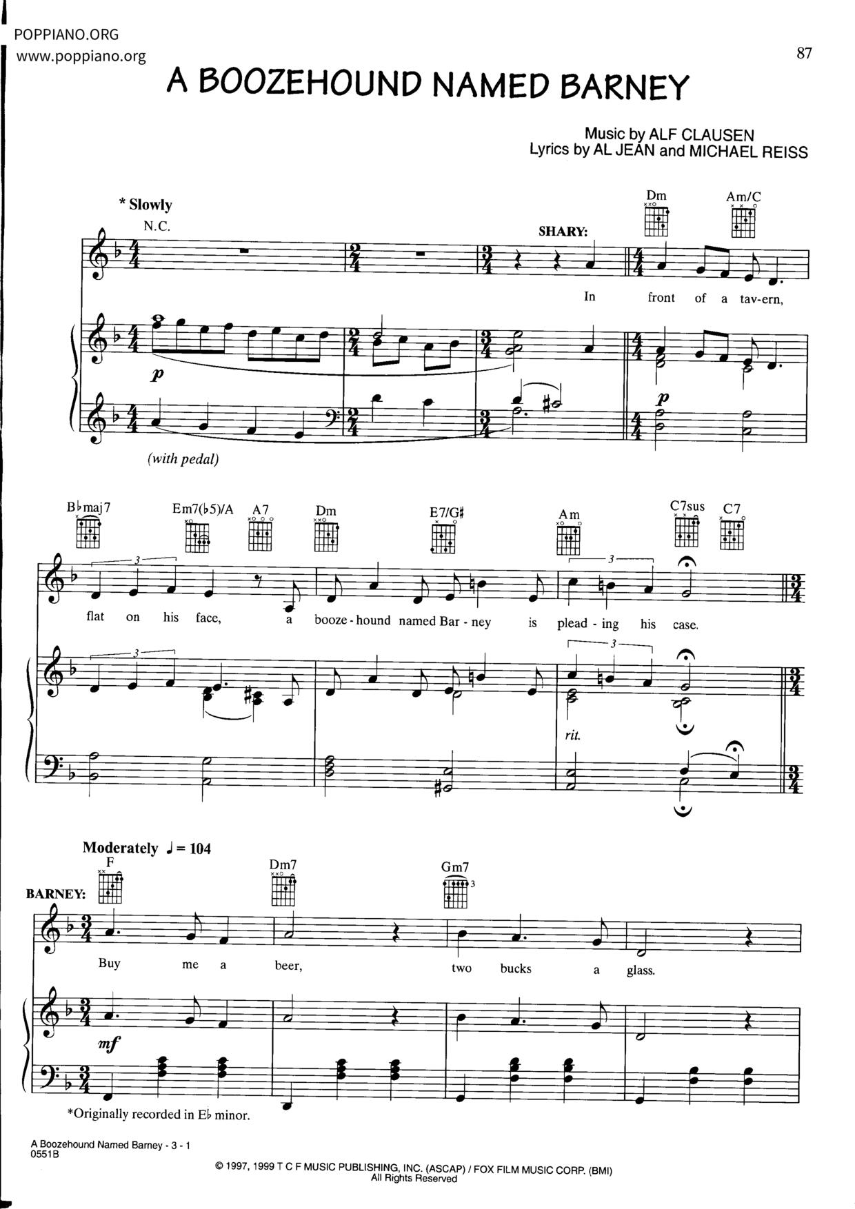 The Simpsons Song Book 90 pages琴譜