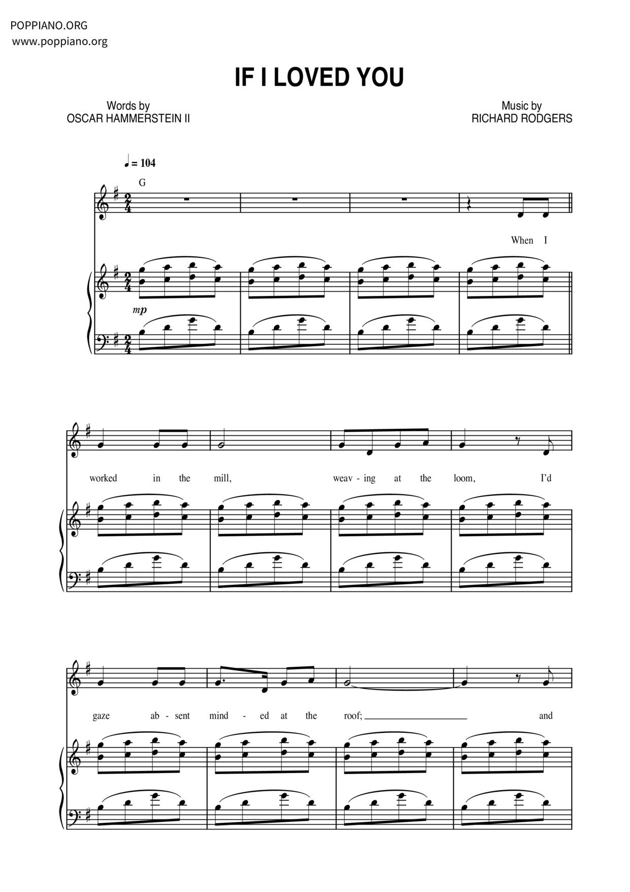 If I Loved You - From 