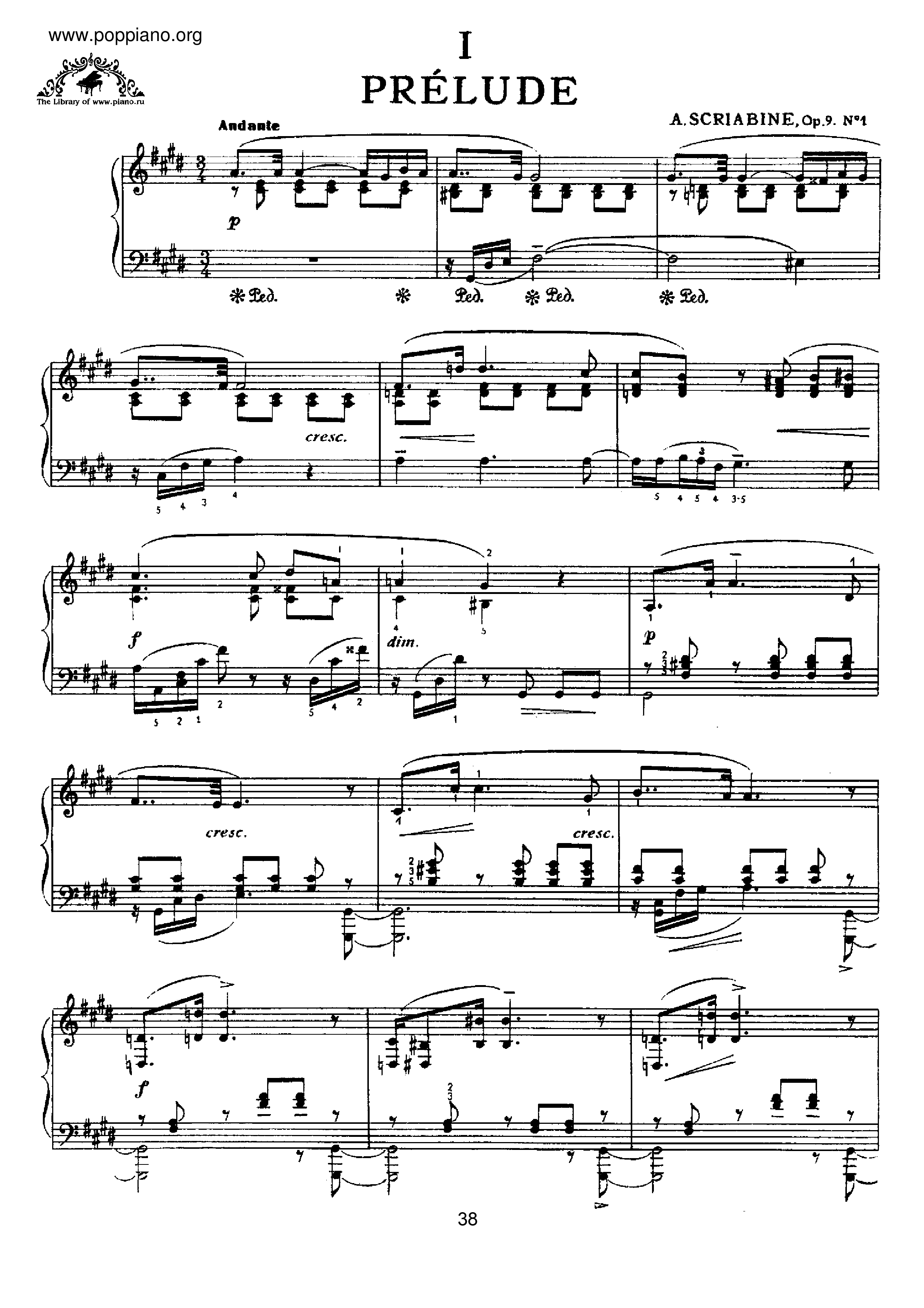 Prelude /& Nocturne Op.9 Piano
