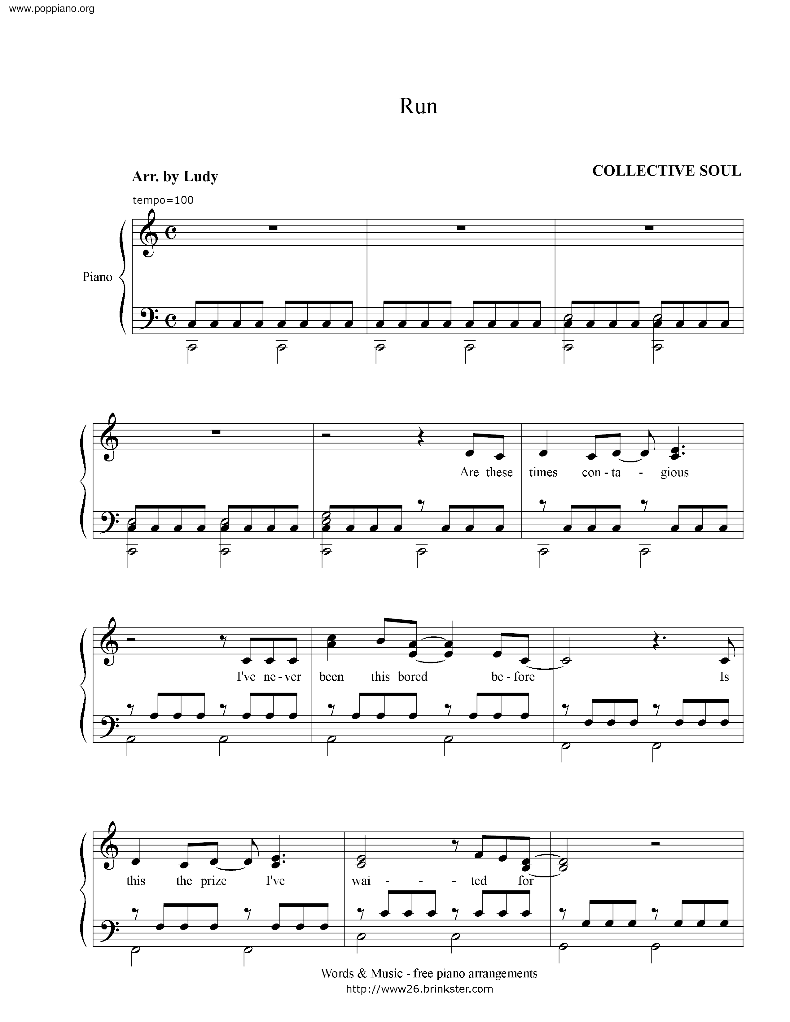 Collective Soul Run ピアノ譜pdf 香港ポップピアノ協会 無料pdf楽譜ダウンロード Gakufu Collective Soul Run ピアノ譜pdf 香港ポップピアノ協会 無料pdf楽譜ダウンロード Gakufu