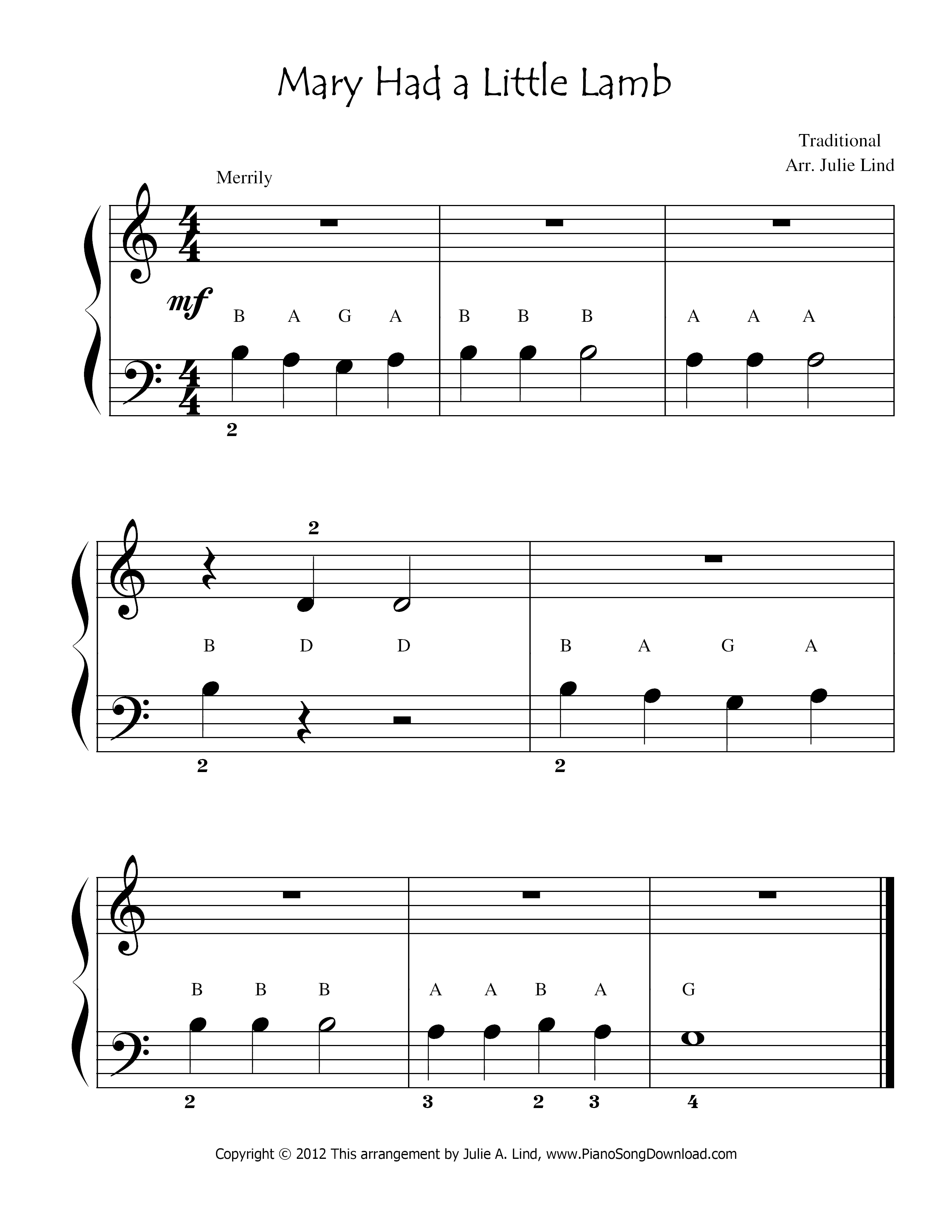 PDF Mary Had A Little Lamb Song PDF T l charger Download