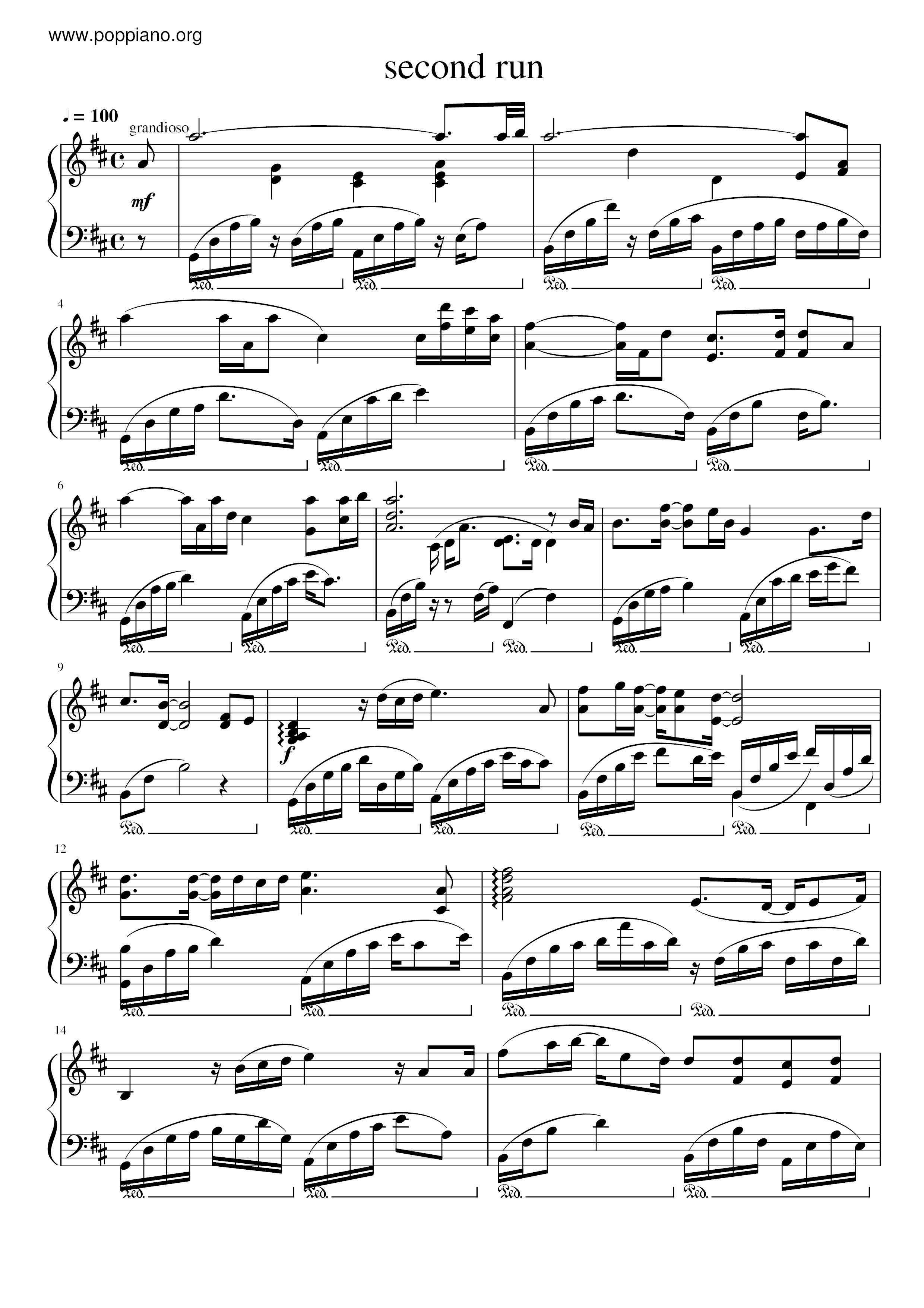 Game Second Run Talesweaver Sheet Music Pdf ビデオゲームの歌 Free Score Download Game Second Run Talesweaver Sheet Music Pdf ビデオゲームの歌 Free Score Download