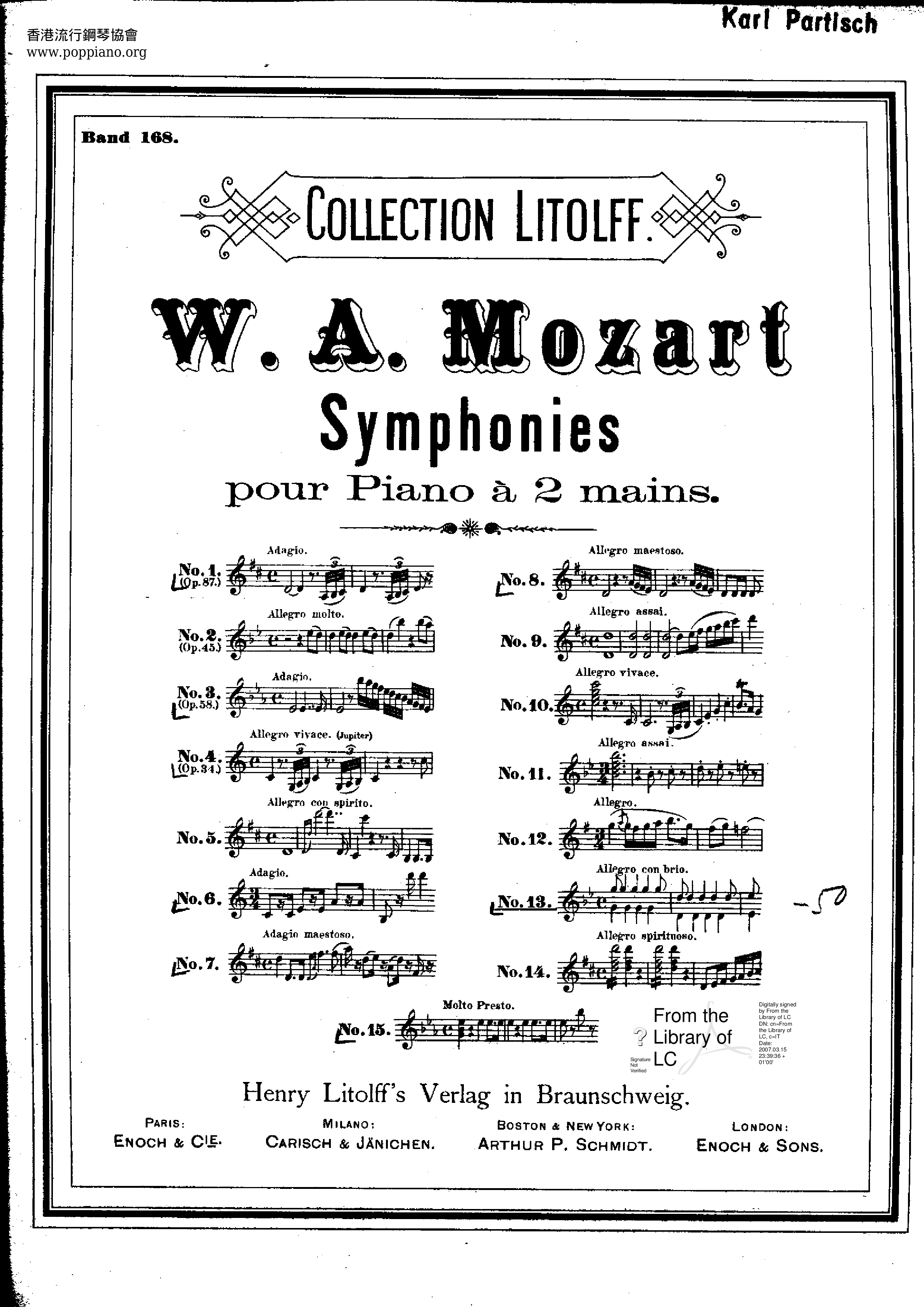 MozartMozart Symphony No.25 Sheet Music pdf, Free Score Download ★
