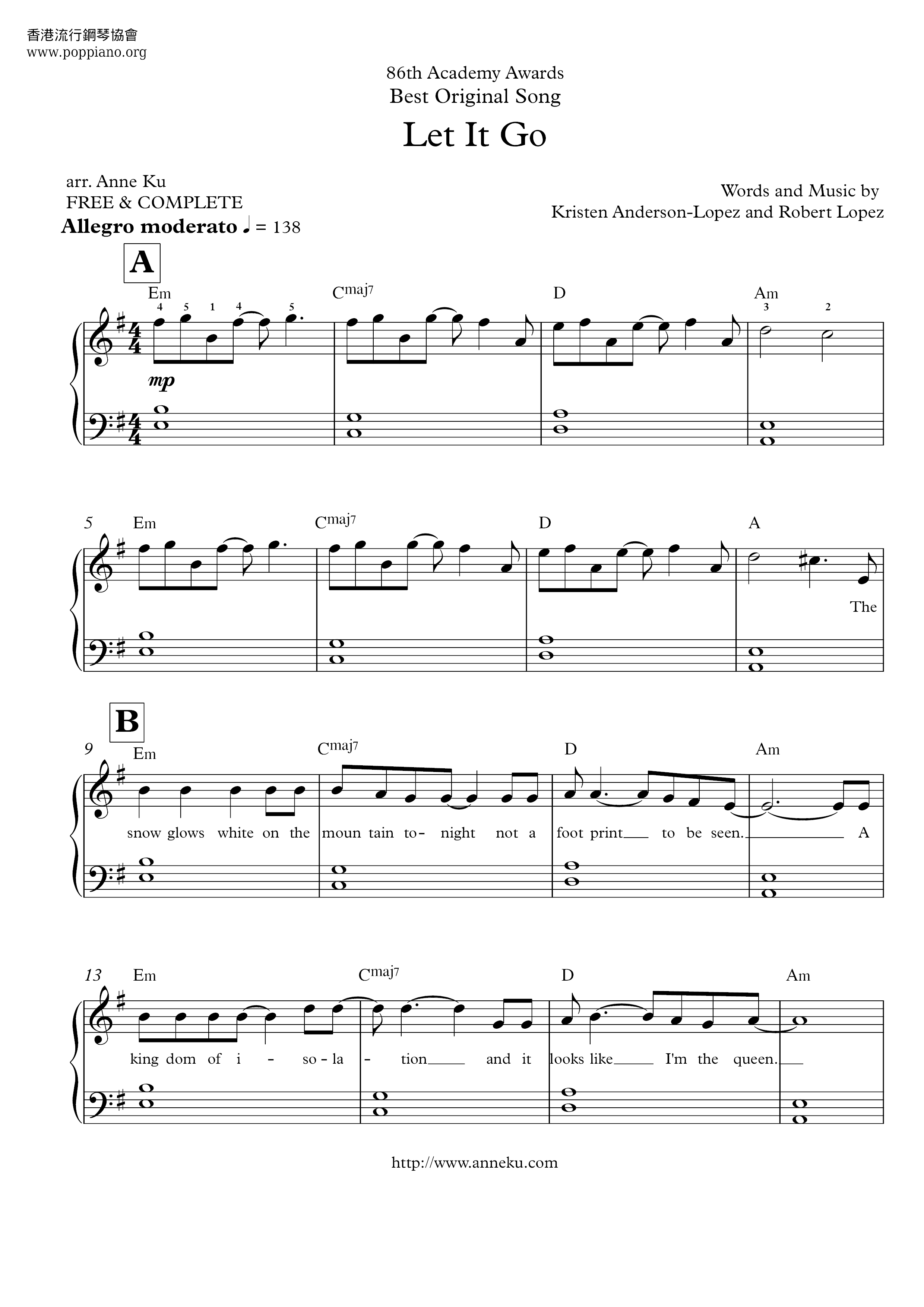 Idina Menzel Demi Lovato 松隆子 Frozen Let It Go Sheet Music Pdf アナと雪の女王 ありのままで 楽譜 Free Score Download Idina Menzel Demi Lovato 松隆子 Frozen Let It Go Sheet Music Pdf アナと雪の女王 ありのままで 楽譜 Free Score Download