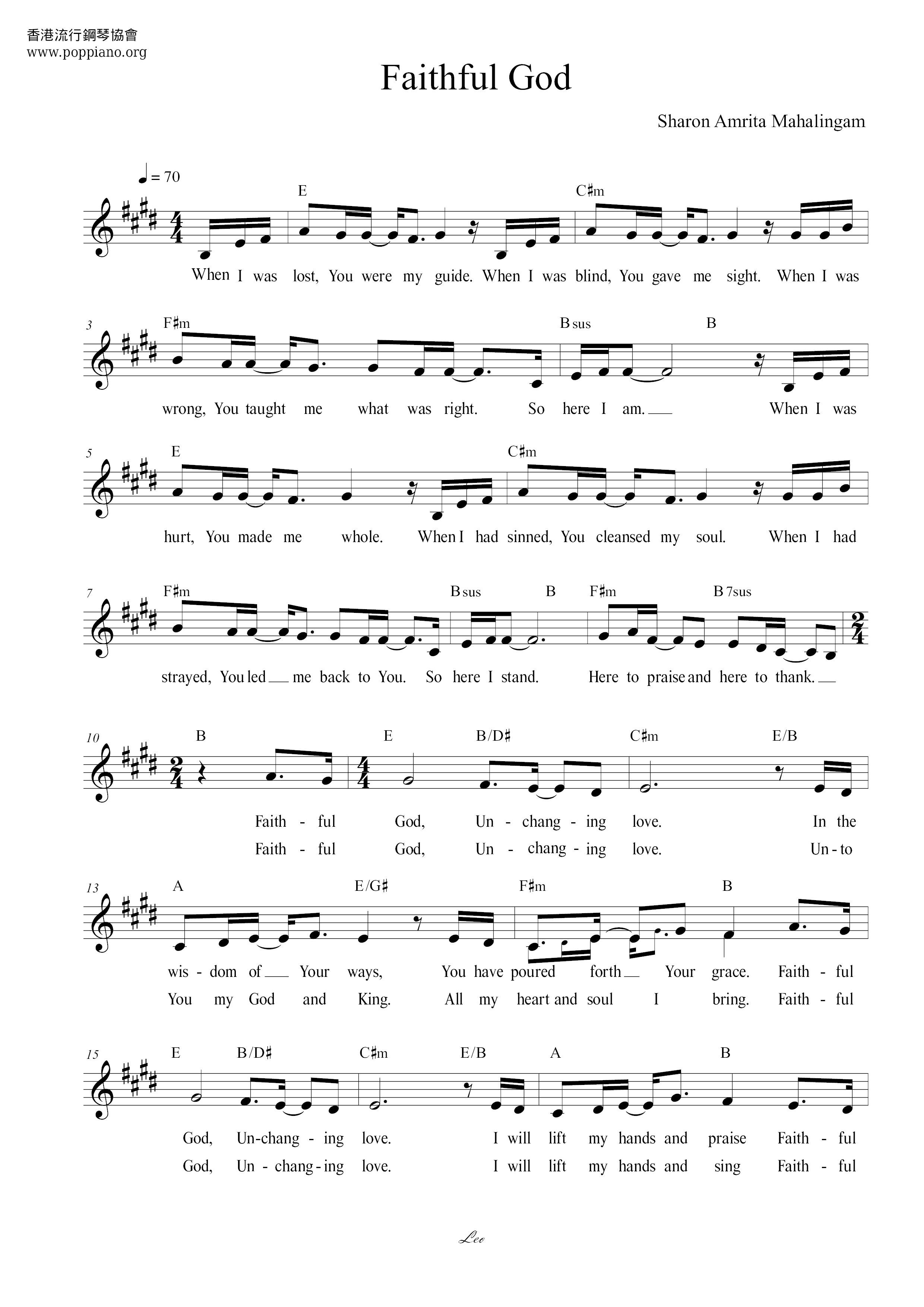  faithful god pdf 