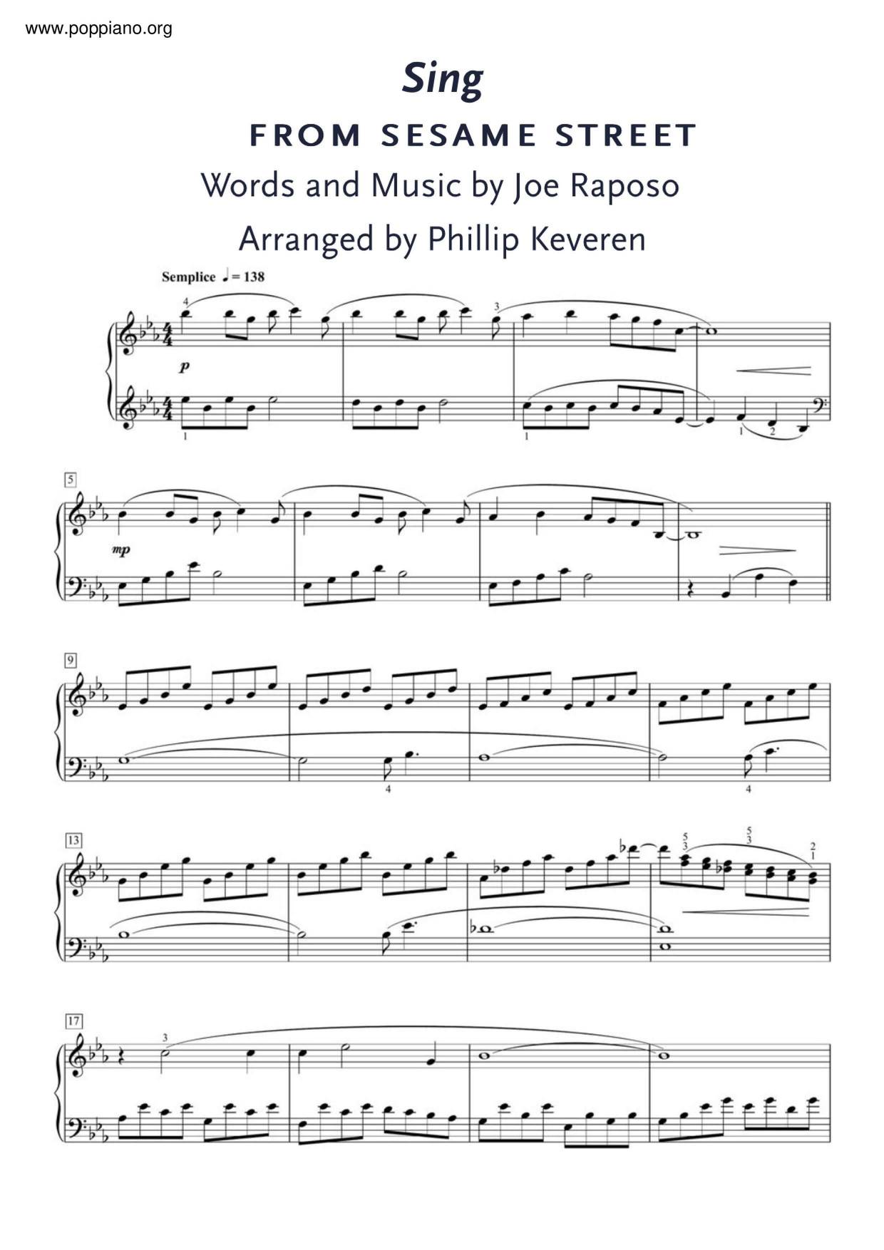 Carpenters Sing Sheet Music Pdf カーペンターズ Free Score Download