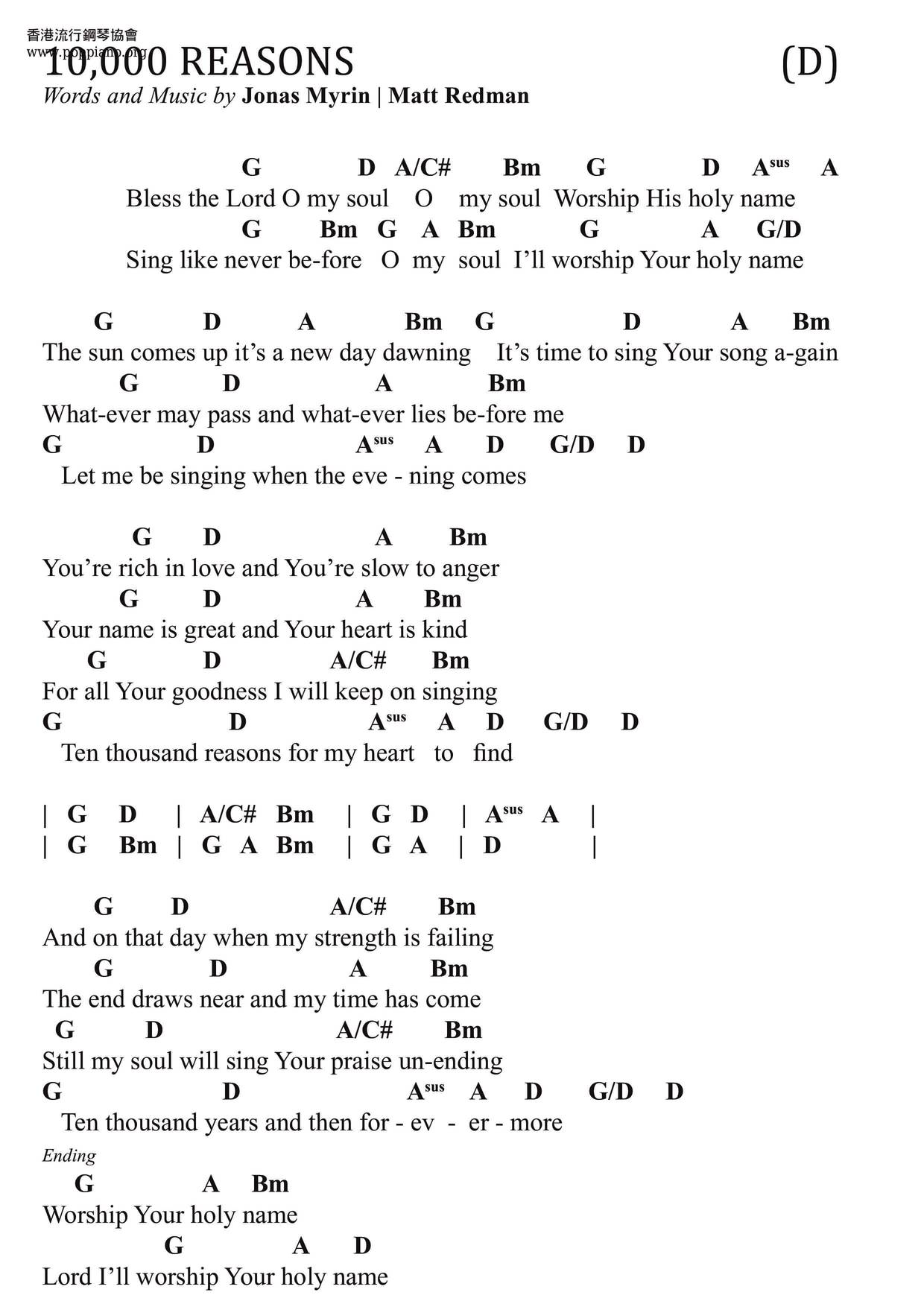 Praise & Worship Songbook 156 Pages琴譜