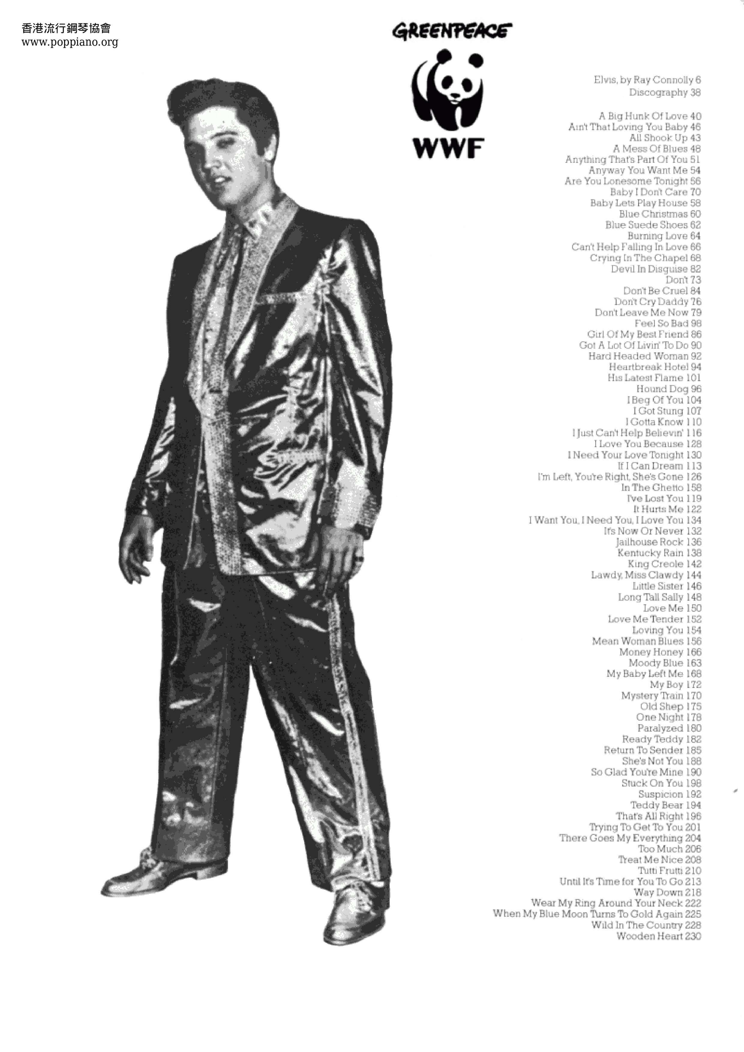 Elvis PresleyElvis Presley Songbook 235 Pages Sheet Music pdf, Free Score Download ★