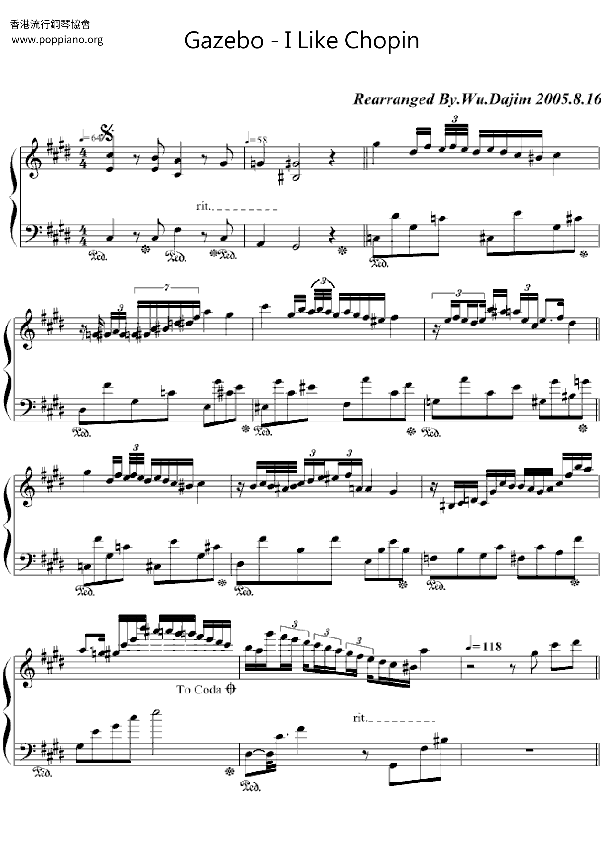 I Like Chopin Colbert Lacy