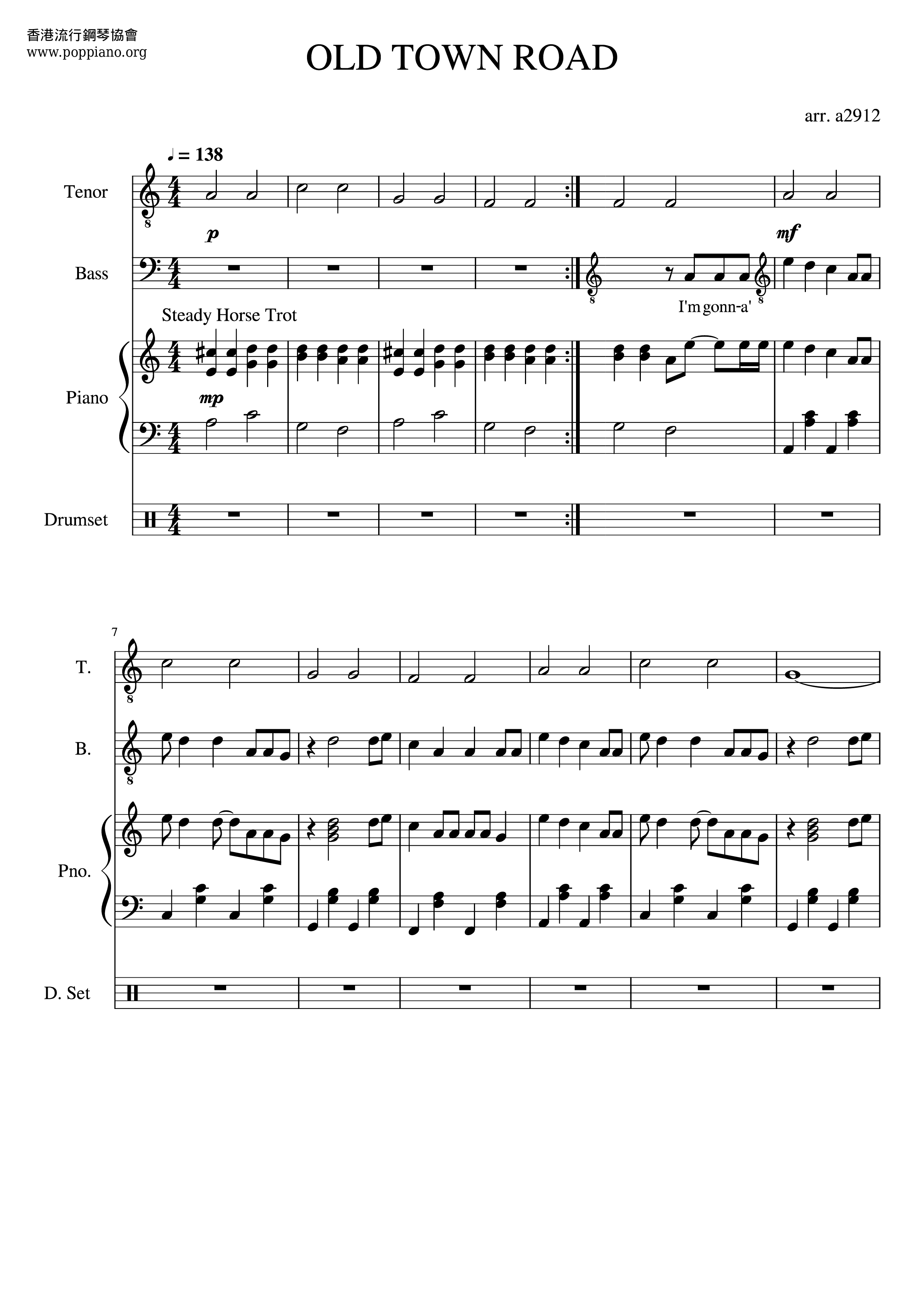 Old Town Road Piano Sheet Hot Sex Picture 