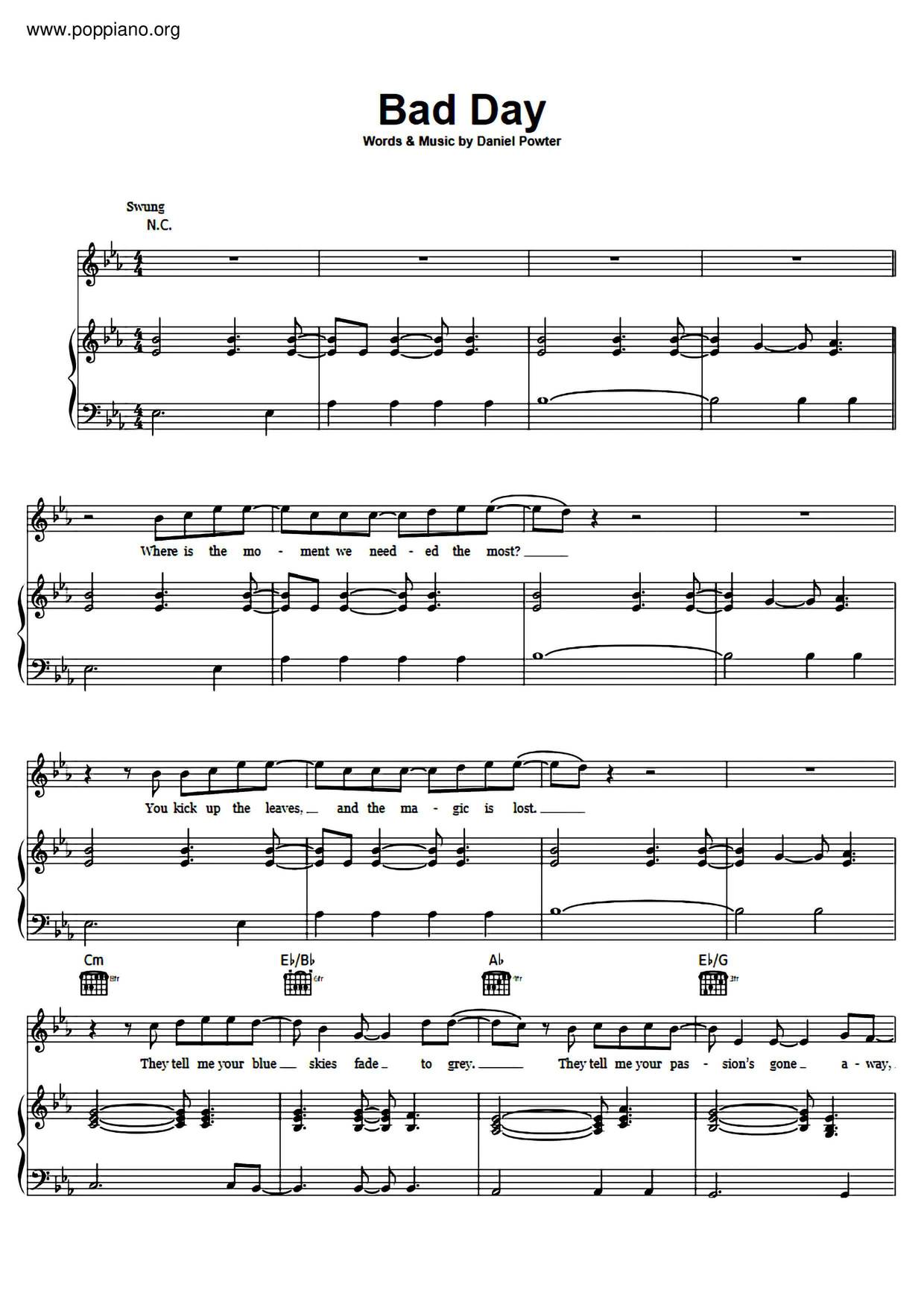 bad day mp3 download free