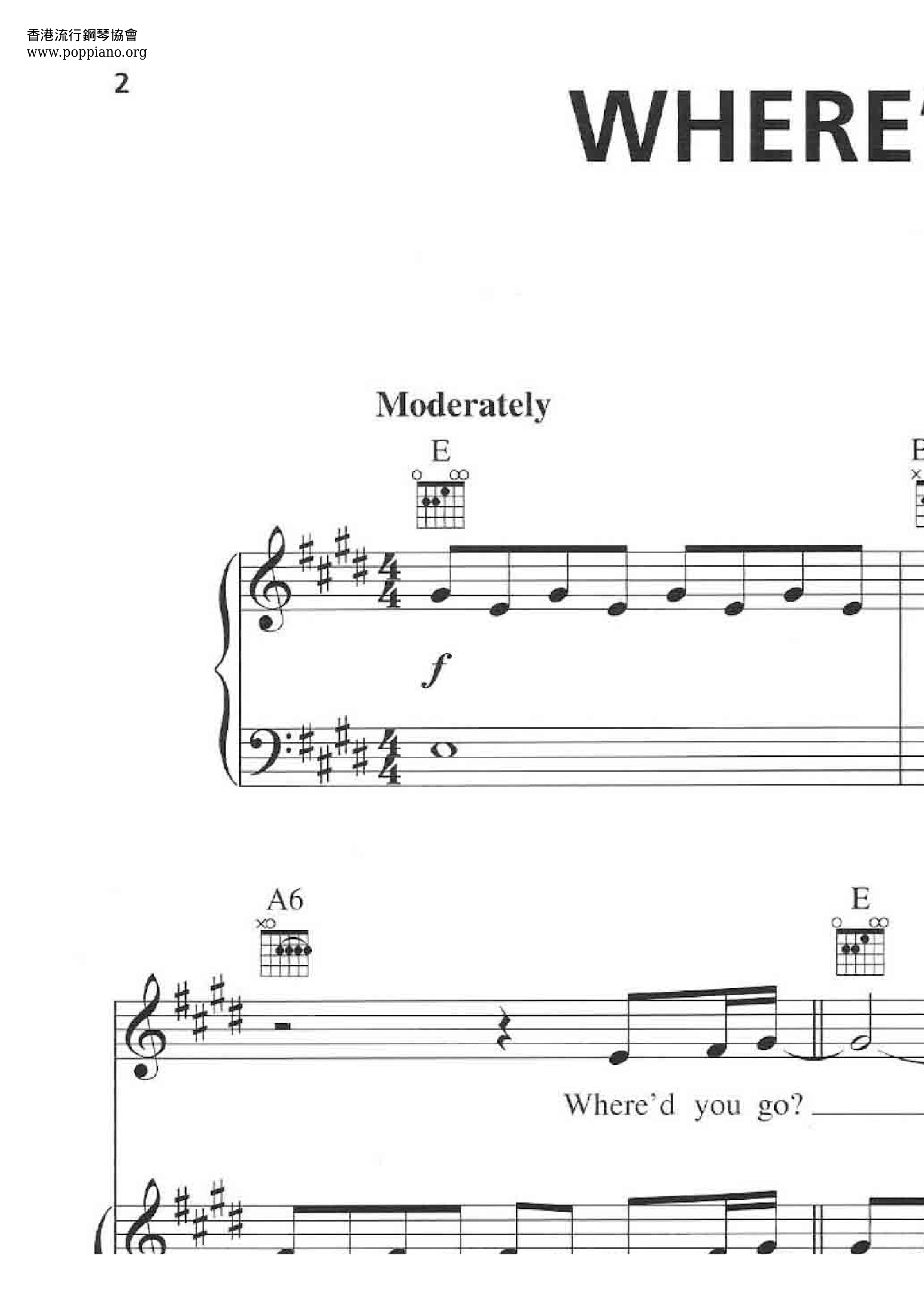 Mike Shinoda Fort Minor Where D You Go Sheet Music Pdf Free Score Download Mike Shinoda Fort Minor Where D You Go Sheet Music Pdf Free Score Download
