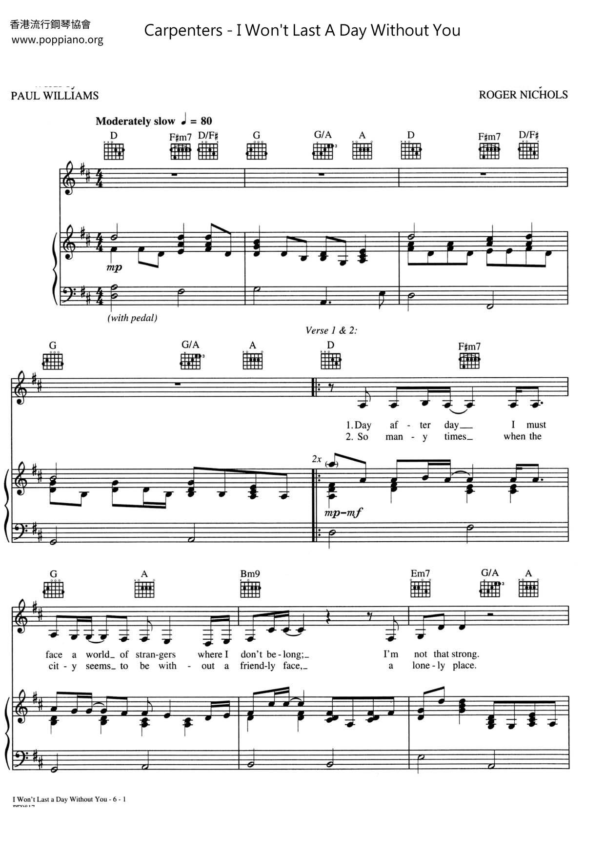 I Won T Last A Day Without Youall Versions Sheet Music Piano Score Free Pdf Download Hk Pop Piano Academy I Won T Last A Day Without Youall Versions Sheet Music Piano Score Free Pdf Download Hk Pop Piano Academy