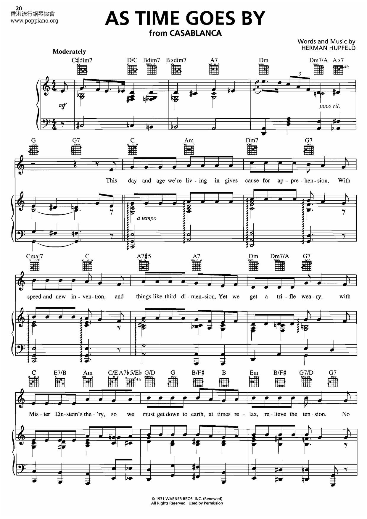 Frank Sinatra As Time Goes By Sheet Music Pdf Free Score Download Frank Sinatra As Time Goes By Sheet Music Pdf Free Score Download