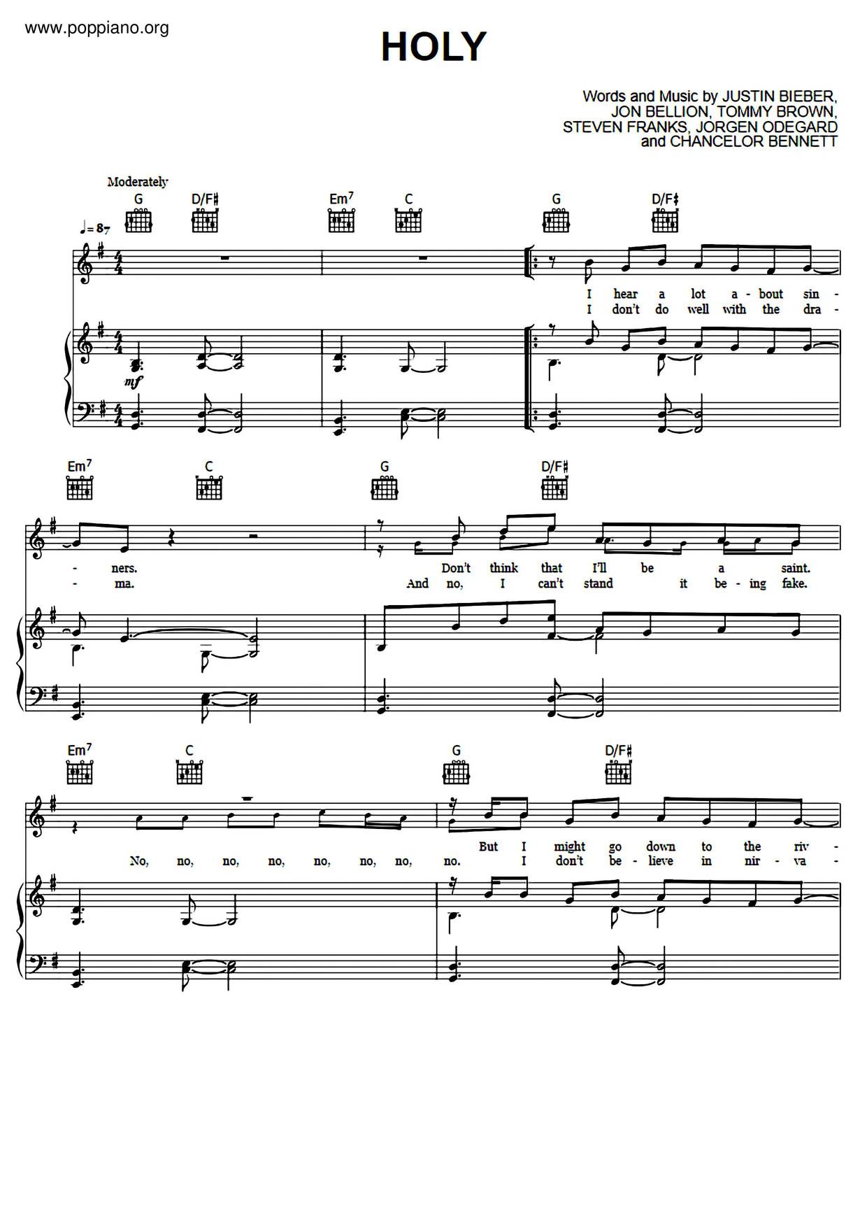 Rush E Piano Sheet Music / Rush "Xanadu" Sheet Music in E Major