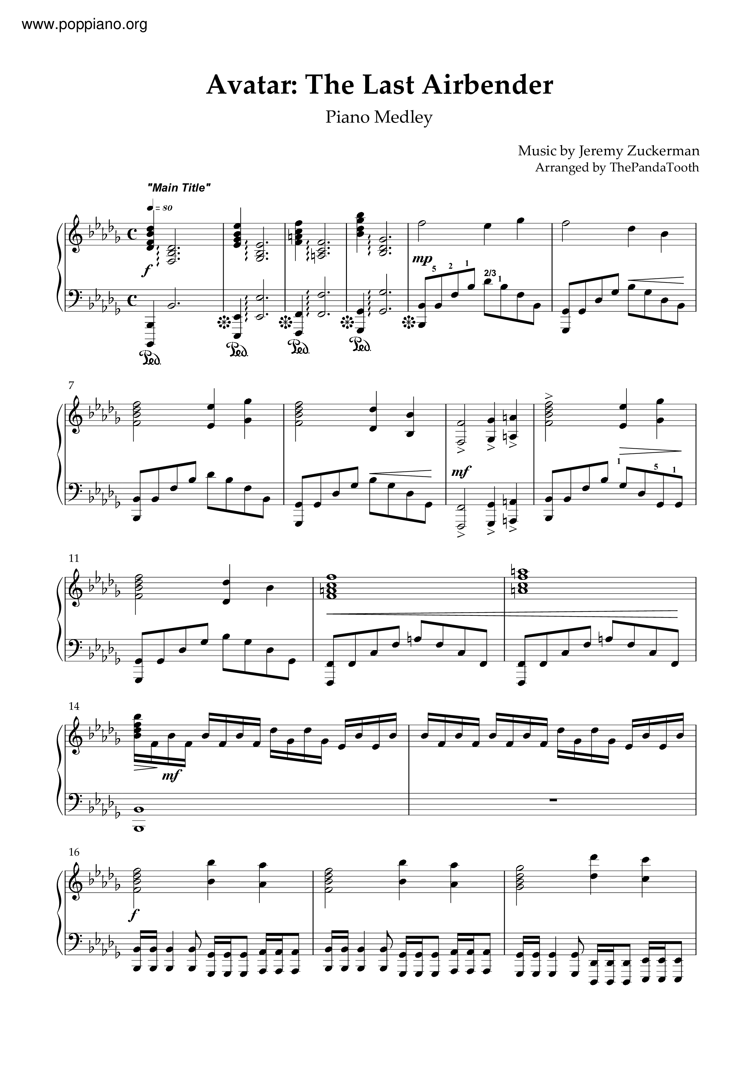 jeremy-zuckerman-avatar-the-last-airbender-medley-sheet-music-pdf