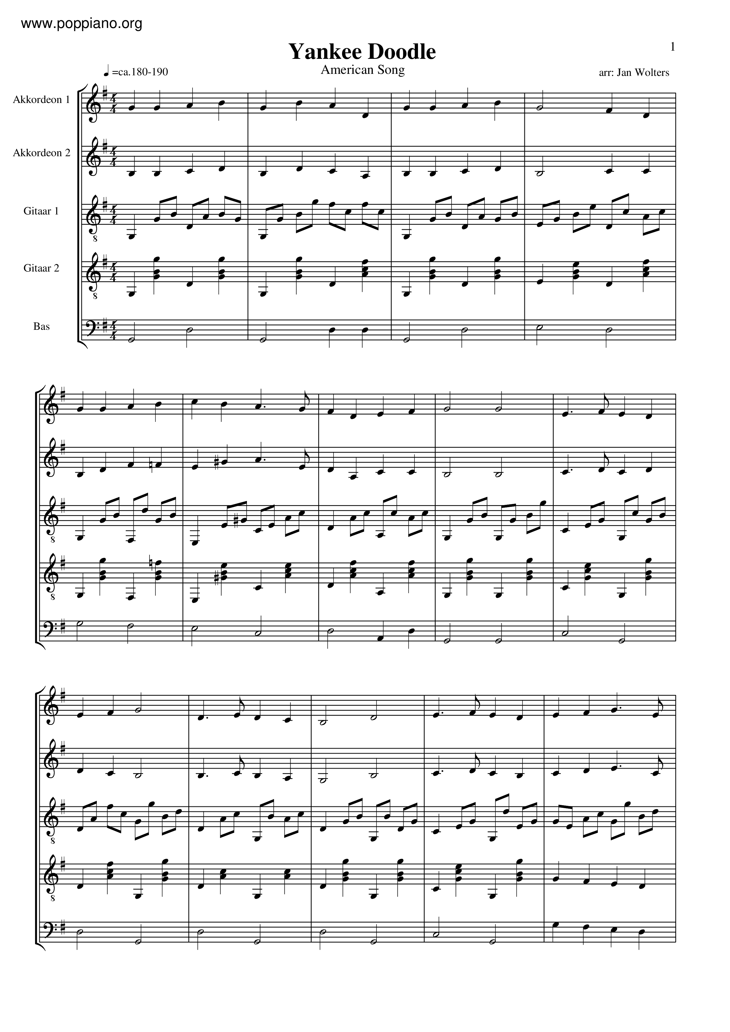 Kid Songs Yankee Doodle Sheet Music Pdf 童謡 Free Score Download Kid Songs Yankee Doodle Sheet Music Pdf 童謡 Free Score Download