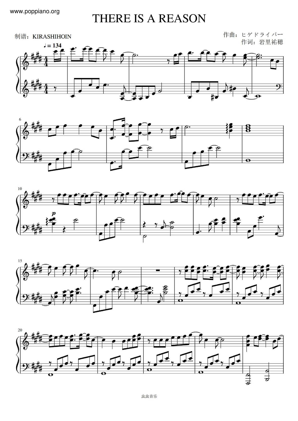 Konomi Suzuki There Is A Reason Sheet Music Pdf 鈴木このみ Free Score Download Konomi Suzuki There Is A Reason Sheet Music Pdf 鈴木このみ Free Score Download