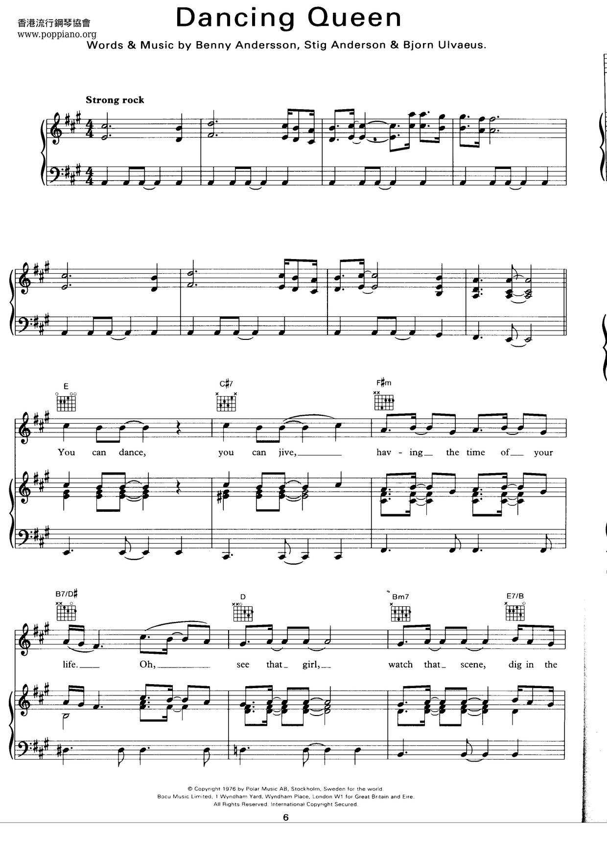 Abba Gold Greatest Hits Sheet Music Pdf Free Score Download