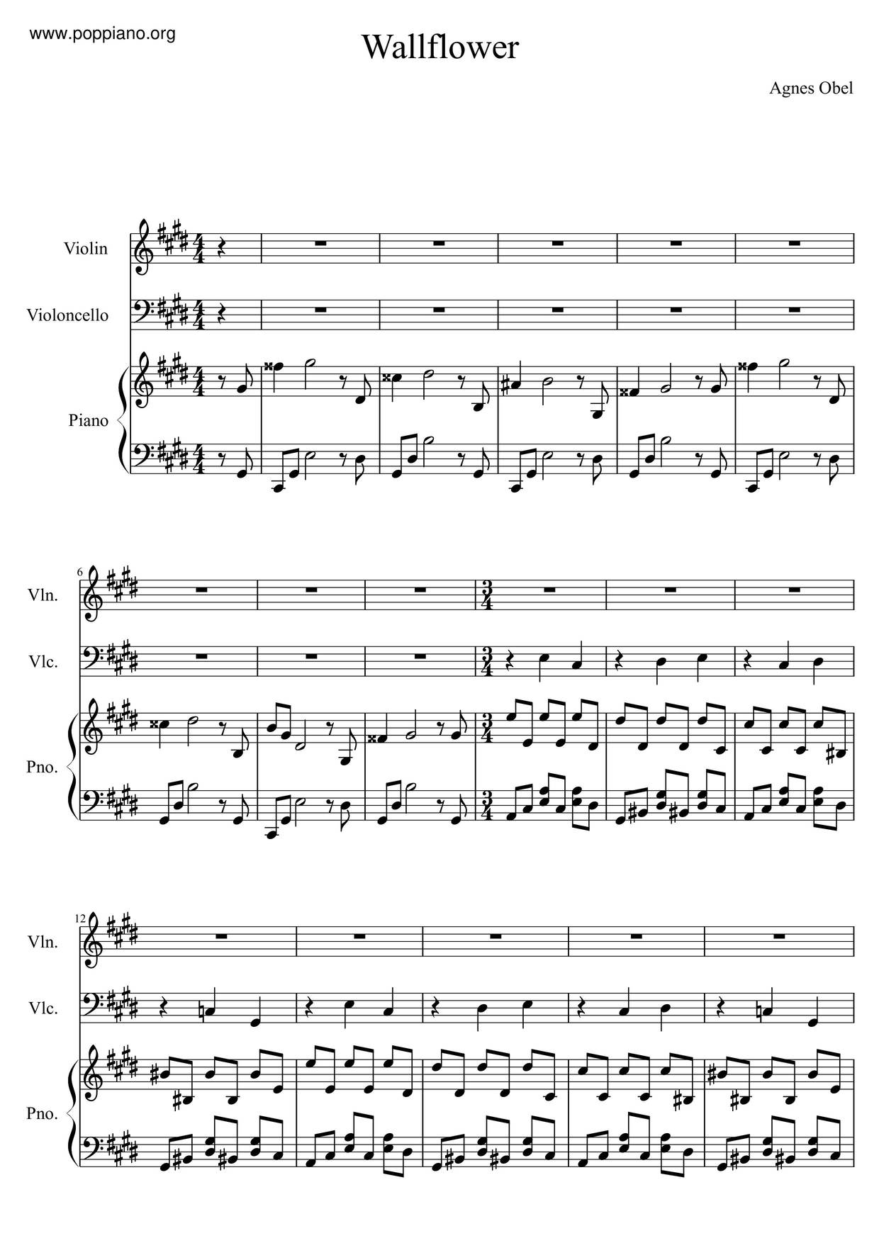 Agnes ObelPhilharmonics Sheet Music pdf, Free Score Download ★