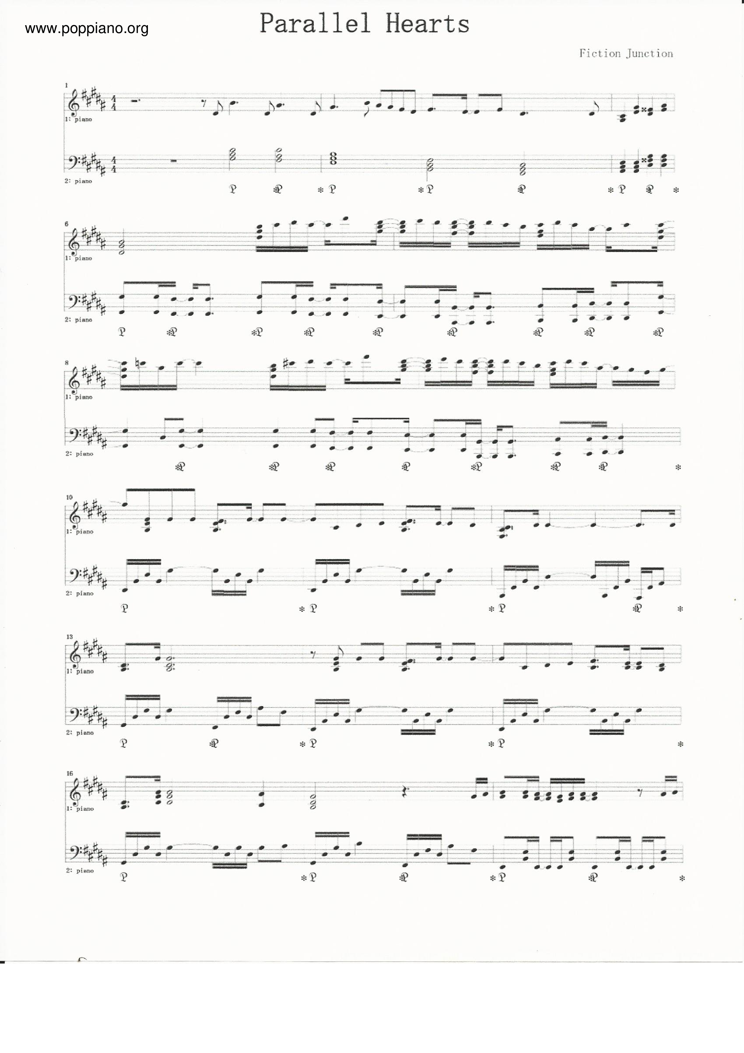 Pandora Hearts Parallel Hearts Sheet Music Pdf Free Score Download Pandora Hearts Parallel Hearts Sheet Music Pdf Free Score Download