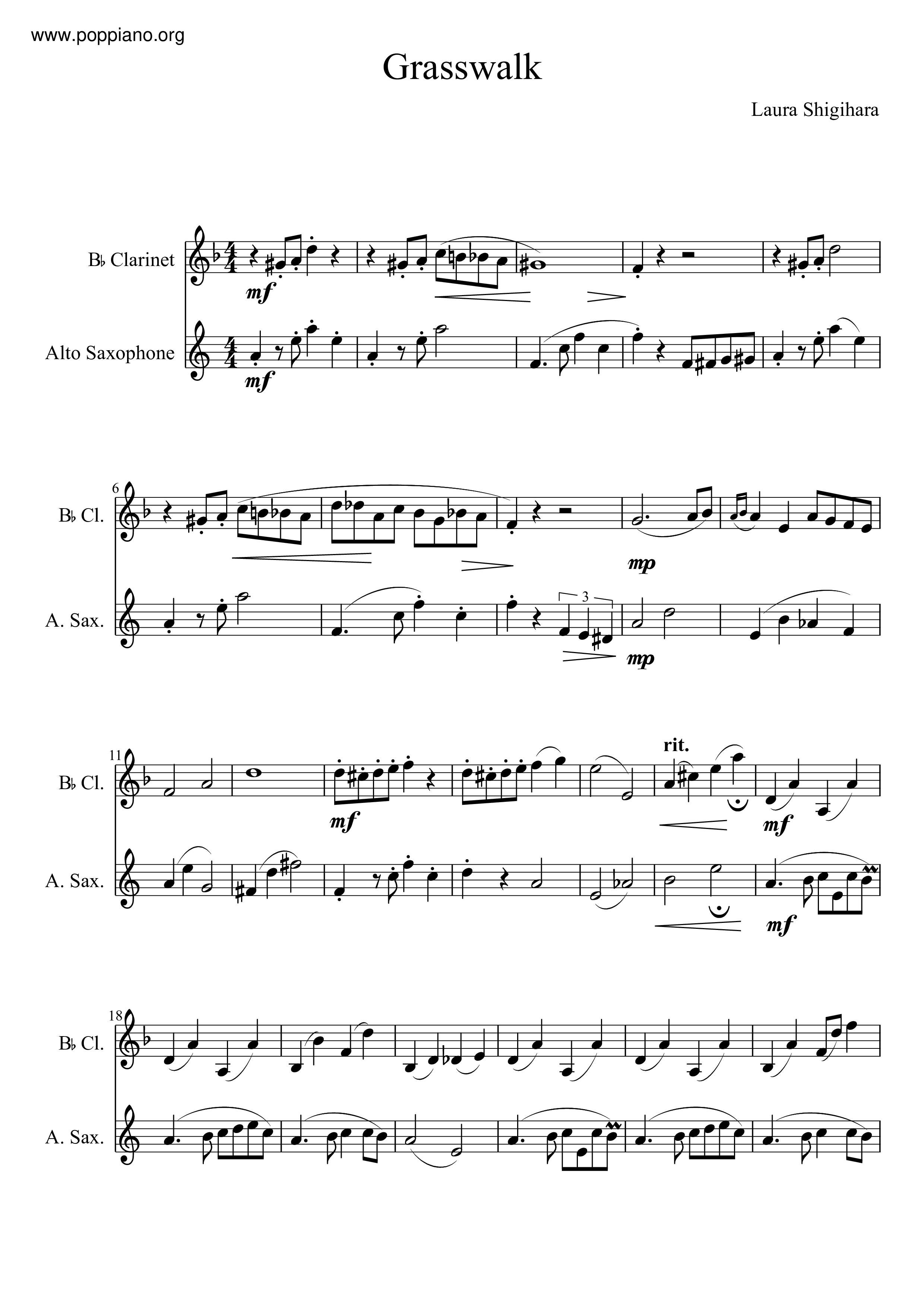 Plants Vs Zombies Grasswalk Sheet Music Pdf Free Score Download