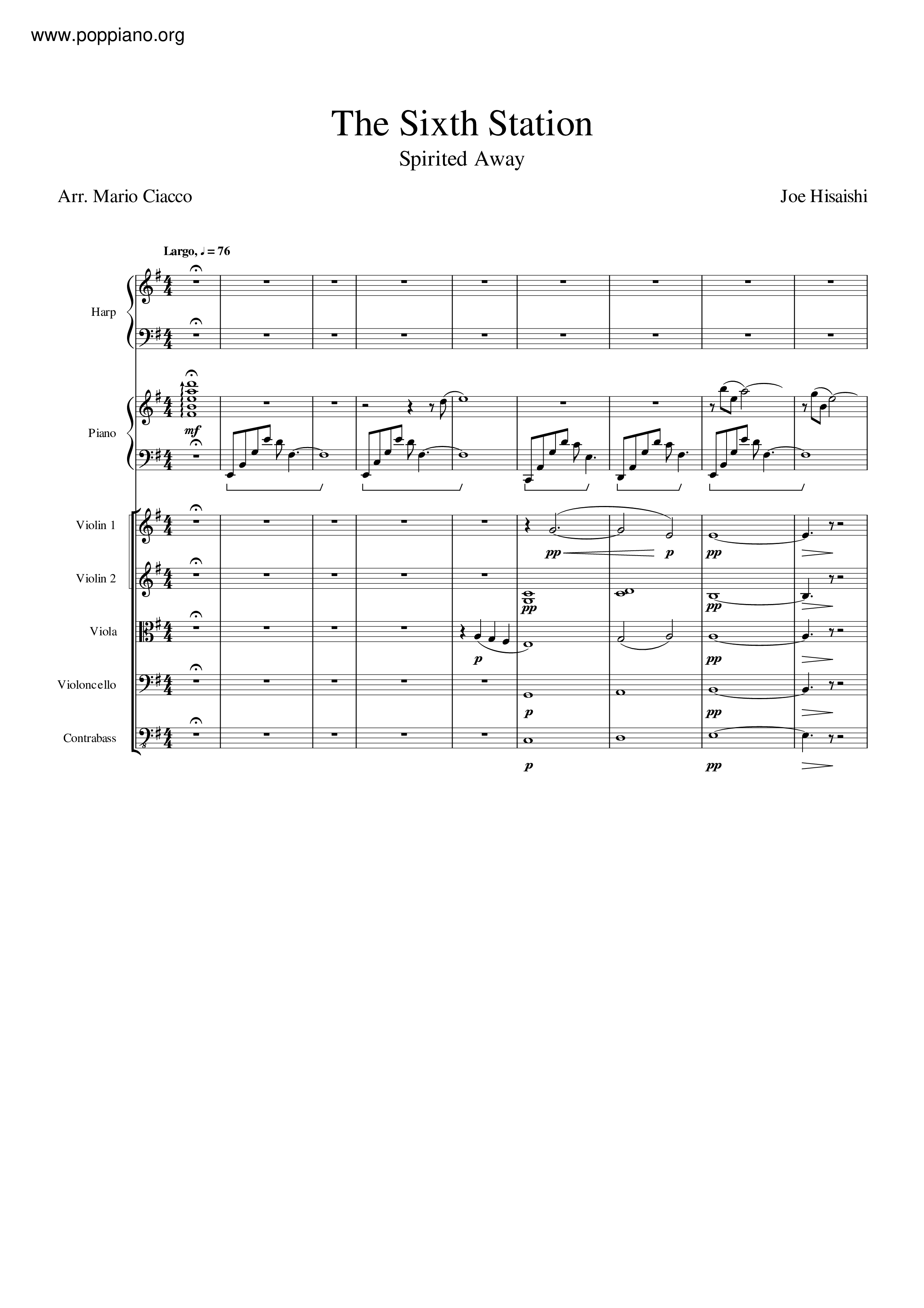 Spirited Away Spirited Away The Sixth Station Sheet Music Pdf 千と千尋の神隠し 6番目の駅 楽譜 ひさいしじょう Free Score Download Spirited Away Spirited Away The Sixth Station Sheet Music Pdf 千と千尋の神隠し 6番目の駅 楽譜 ひさいしじょう Free Score Download